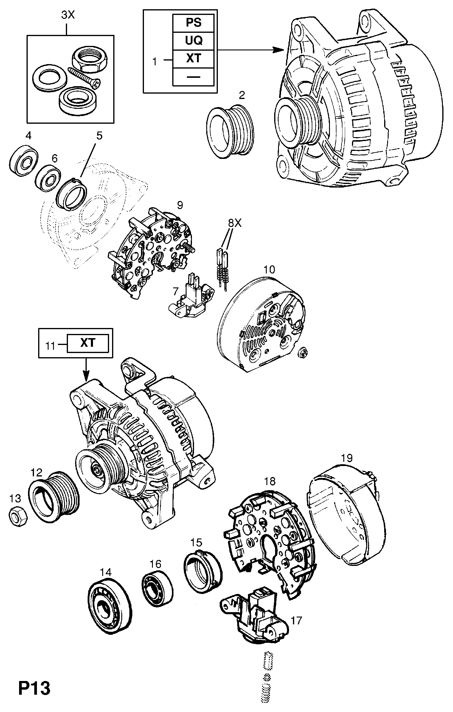 PSA 12 04 146 - Generator / Alternator aaoparts.ro