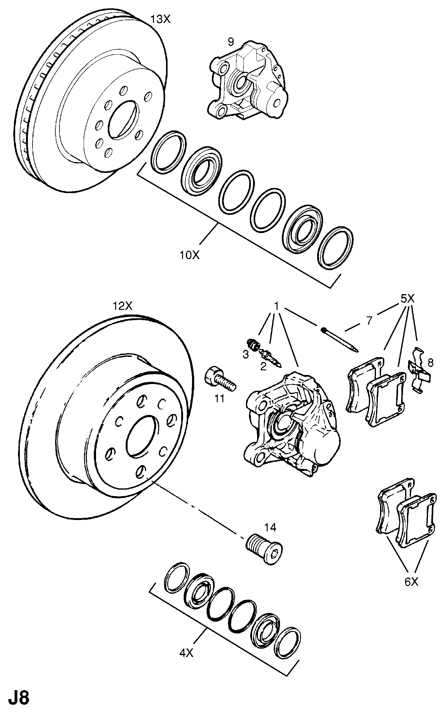 Opel 1605883 - Set placute frana,frana disc aaoparts.ro