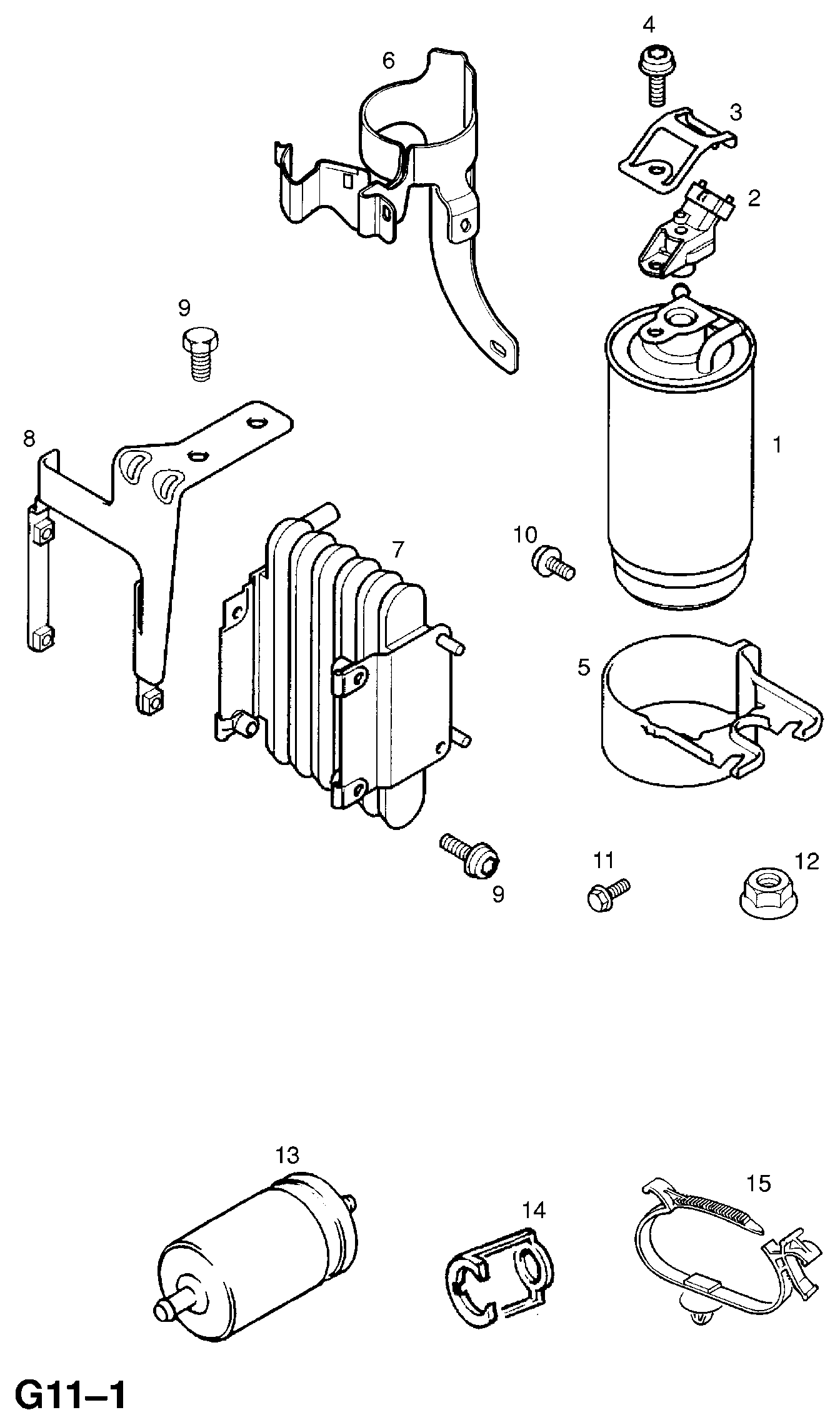 Vauxhall 818514 - Filtru combustibil aaoparts.ro