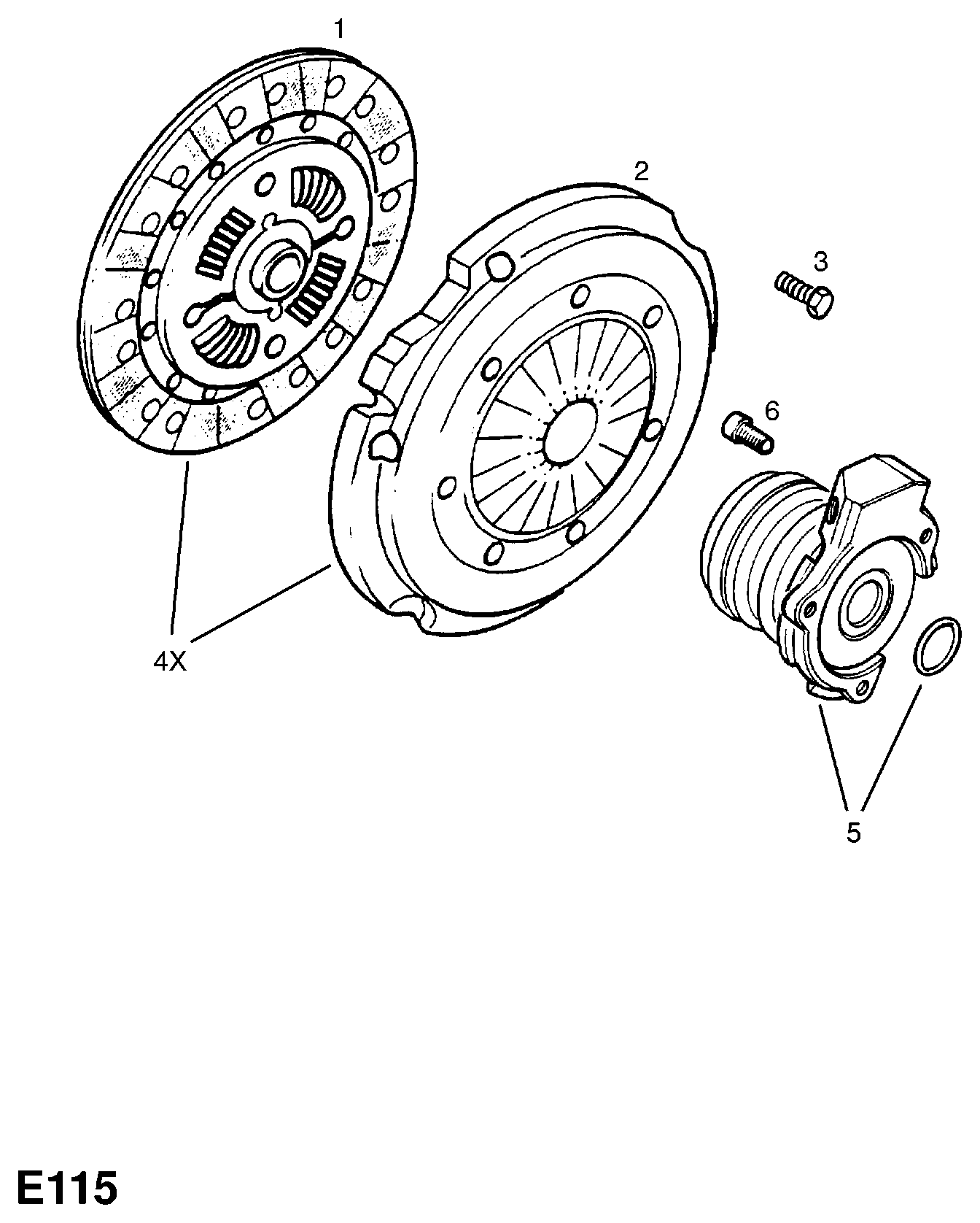 Opel 6 64 101 - Disc ambreiaj aaoparts.ro