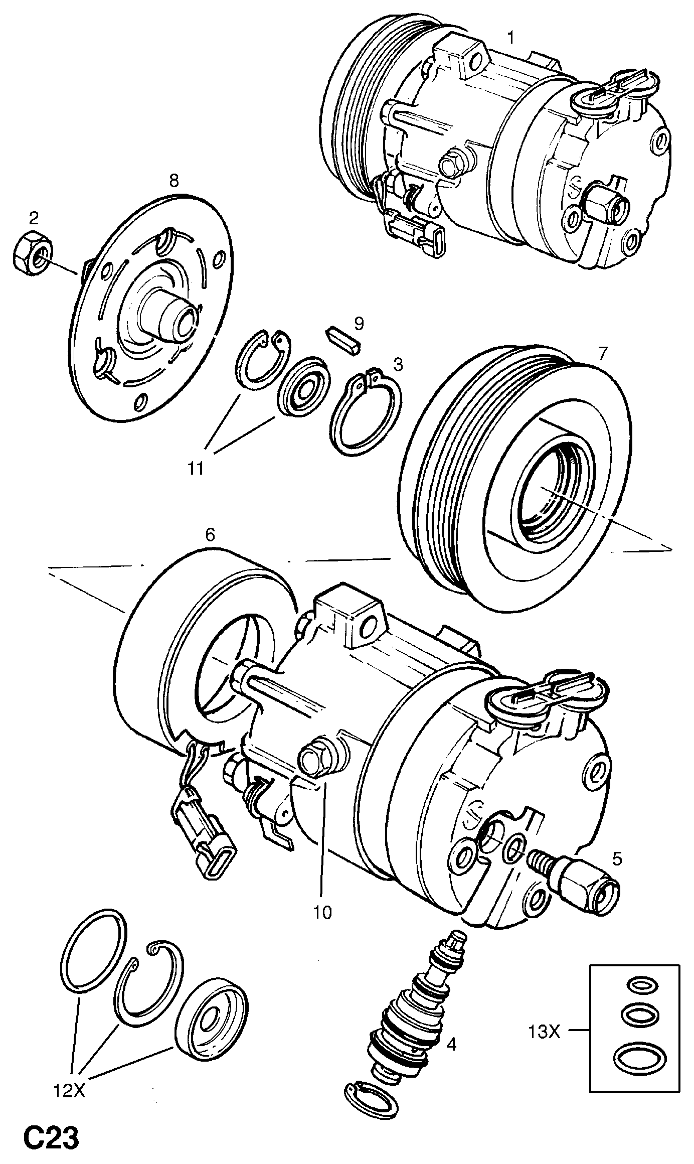 DAF 1854 269 - Garnitura baie ulei aaoparts.ro