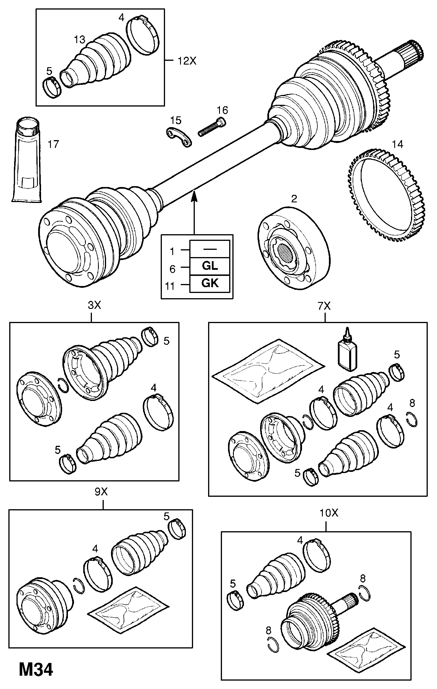 PSA 414209 - Set articulatie, planetara aaoparts.ro