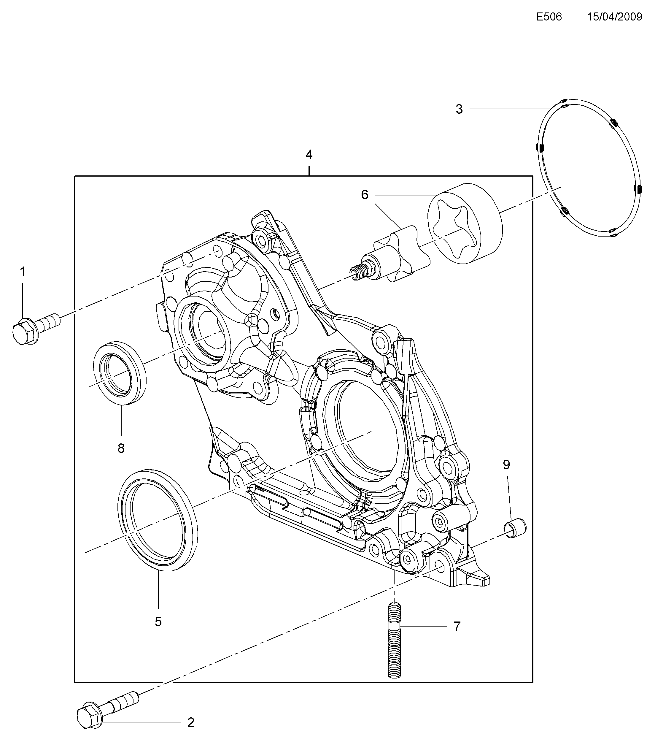 Opel 648942 - Chit lant de distributie aaoparts.ro