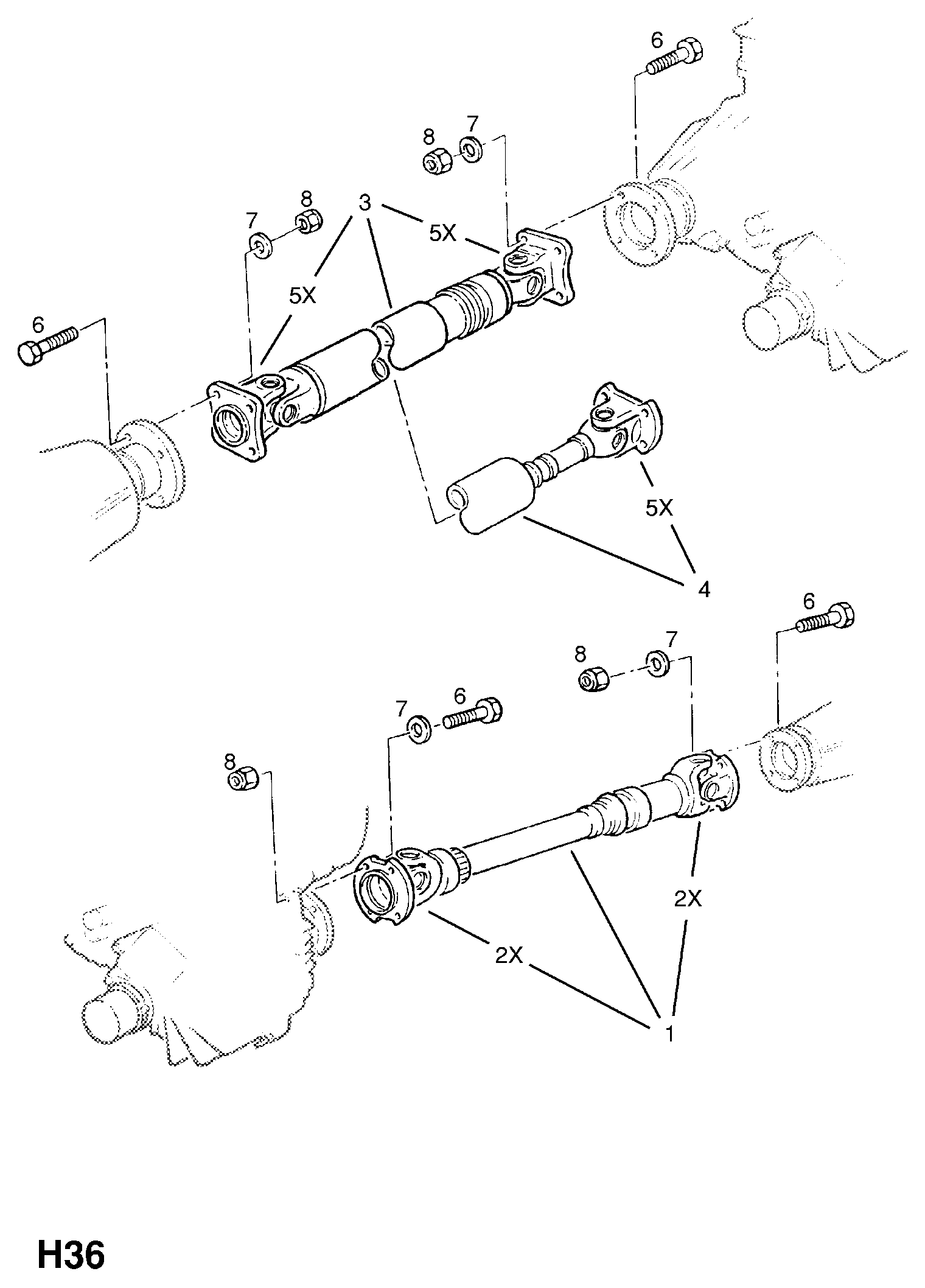 PSA 456 012 - Articulatie, cardan aaoparts.ro