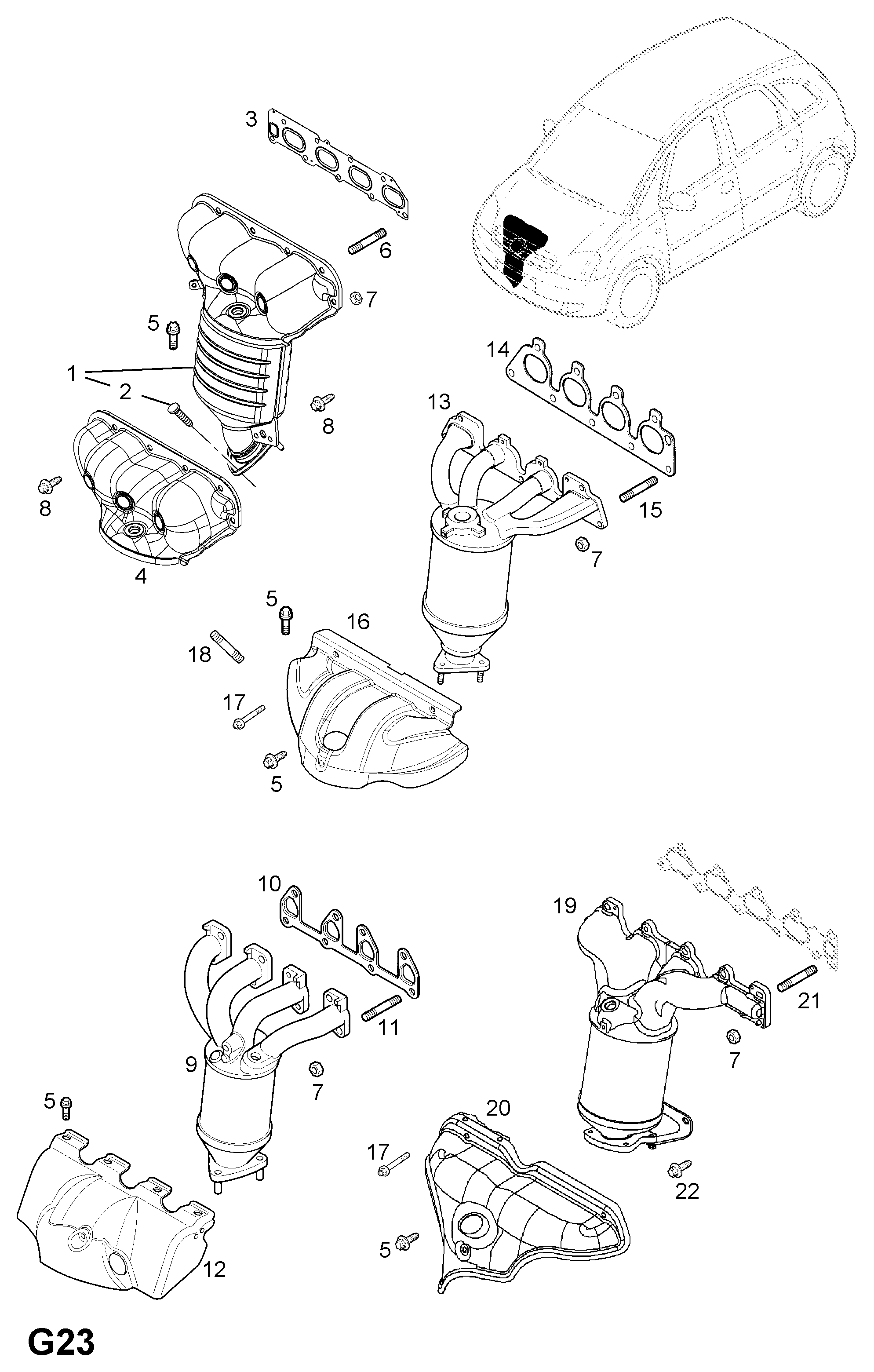 Opel 8 49 177 - Catalizator aaoparts.ro