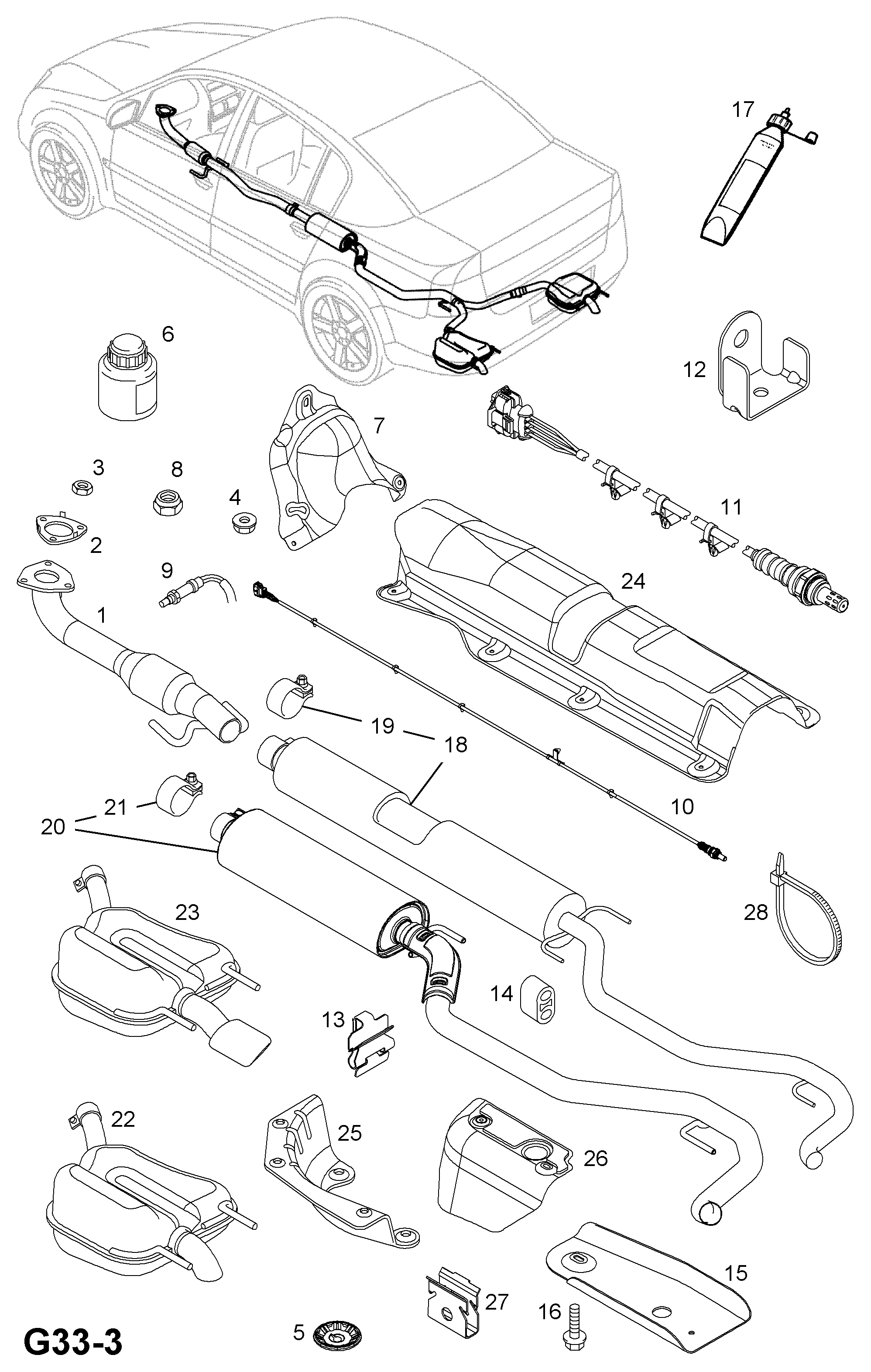 Opel 855395 - Sonda Lambda aaoparts.ro