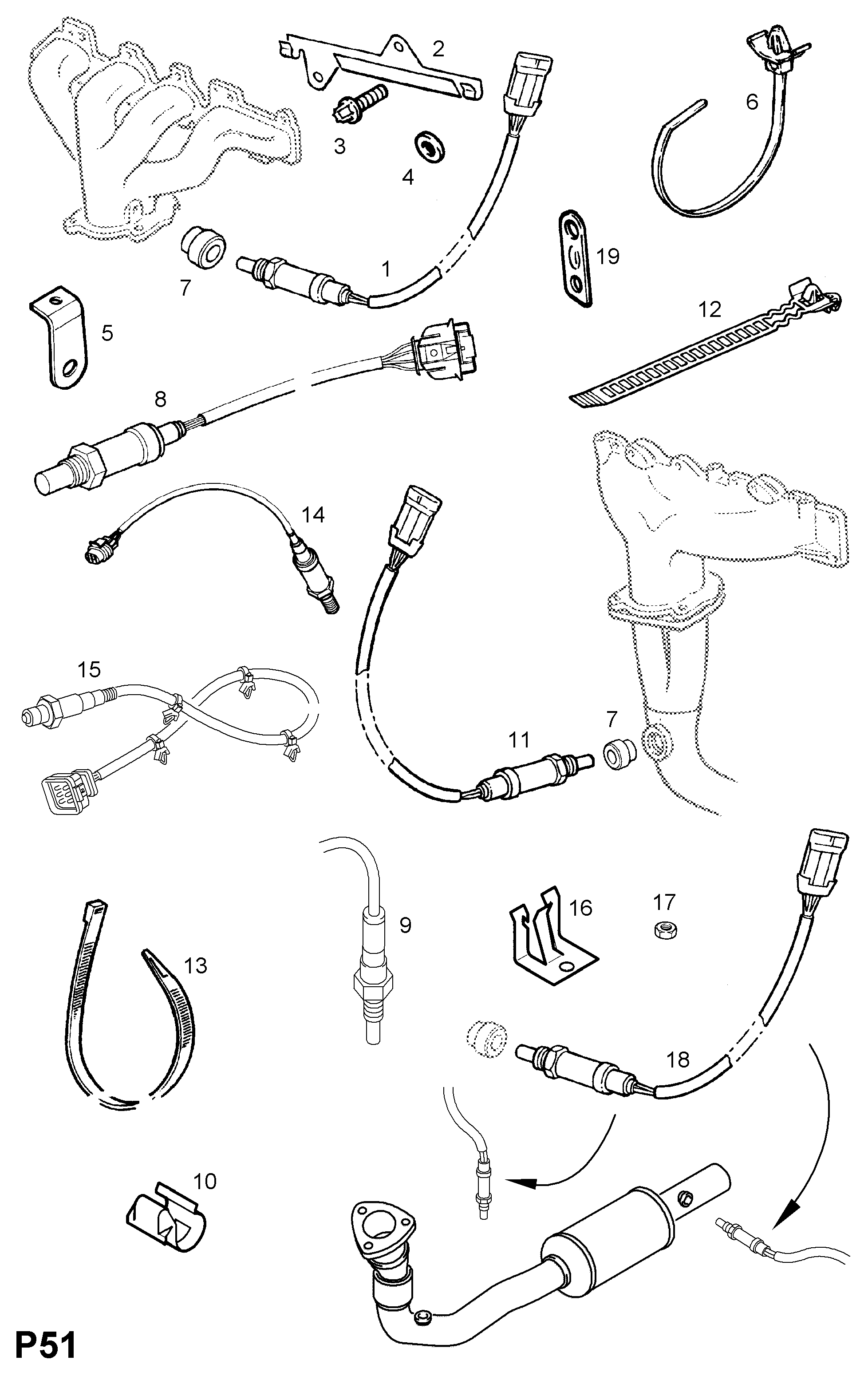 Opel 8 55 382 - Sonda Lambda aaoparts.ro