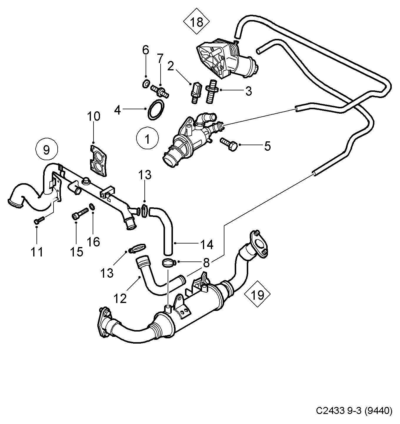 Lancia 55203388 - Termostat,lichid racire aaoparts.ro