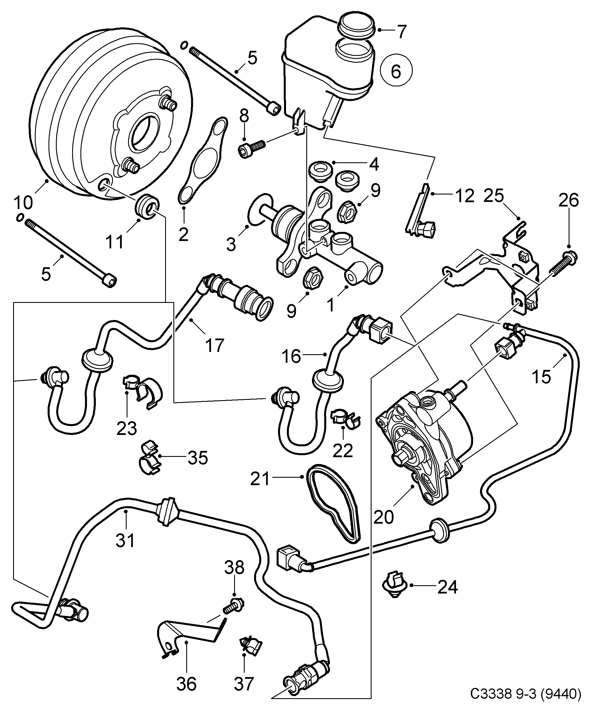 CADILLAC 55561099 - Pompa vacuum,sistem de franare aaoparts.ro