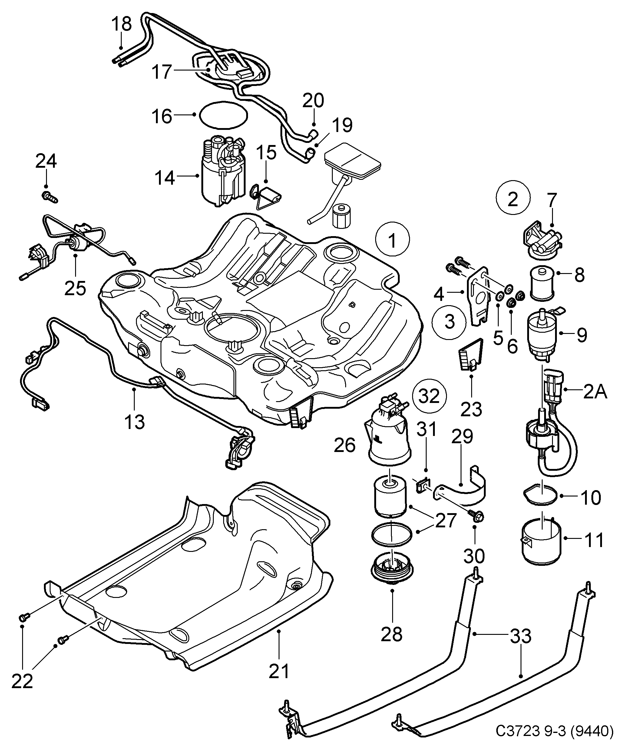 Opel 93190714 - Modul alimentare combustibil aaoparts.ro