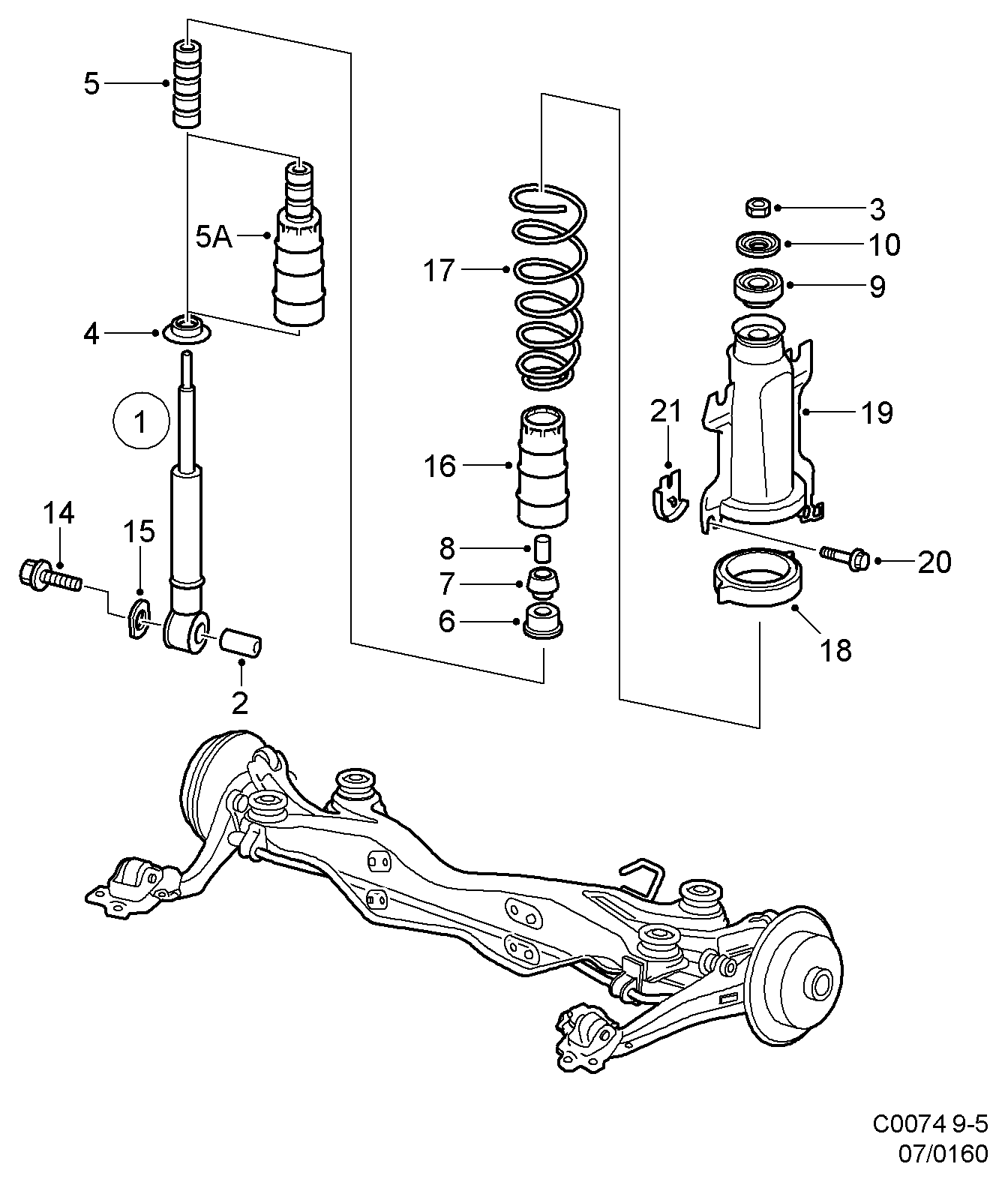 SAAB 12765950 - Amortizor aaoparts.ro