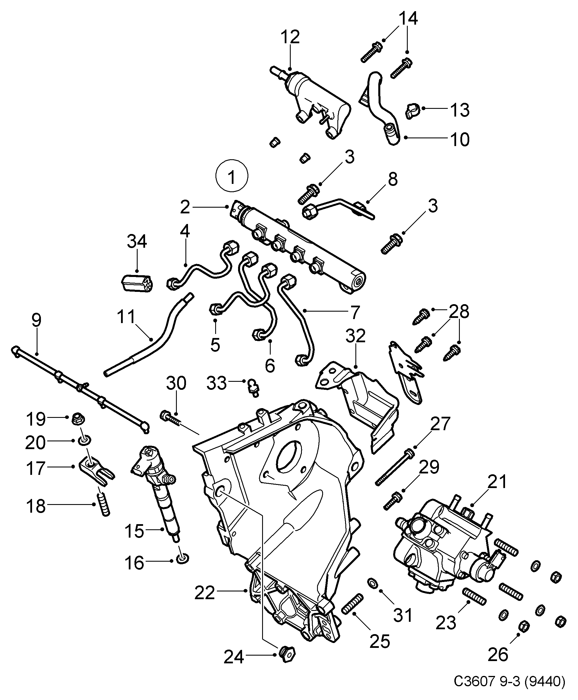 Opel 93185626 - Senzor, presiune combustibil aaoparts.ro