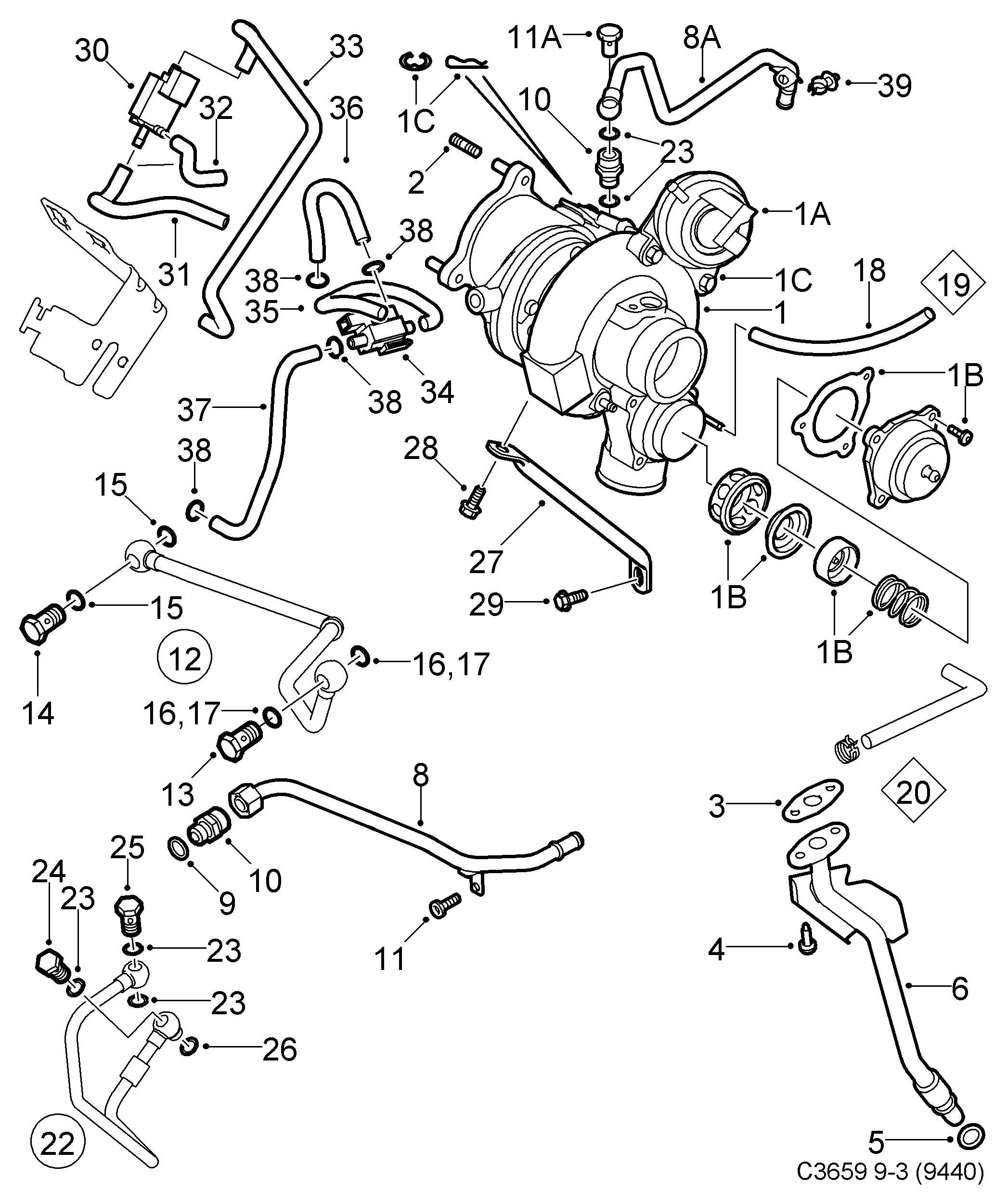 CADILLAC 55557611 - Compresor,sistem de supraalimentare aaoparts.ro