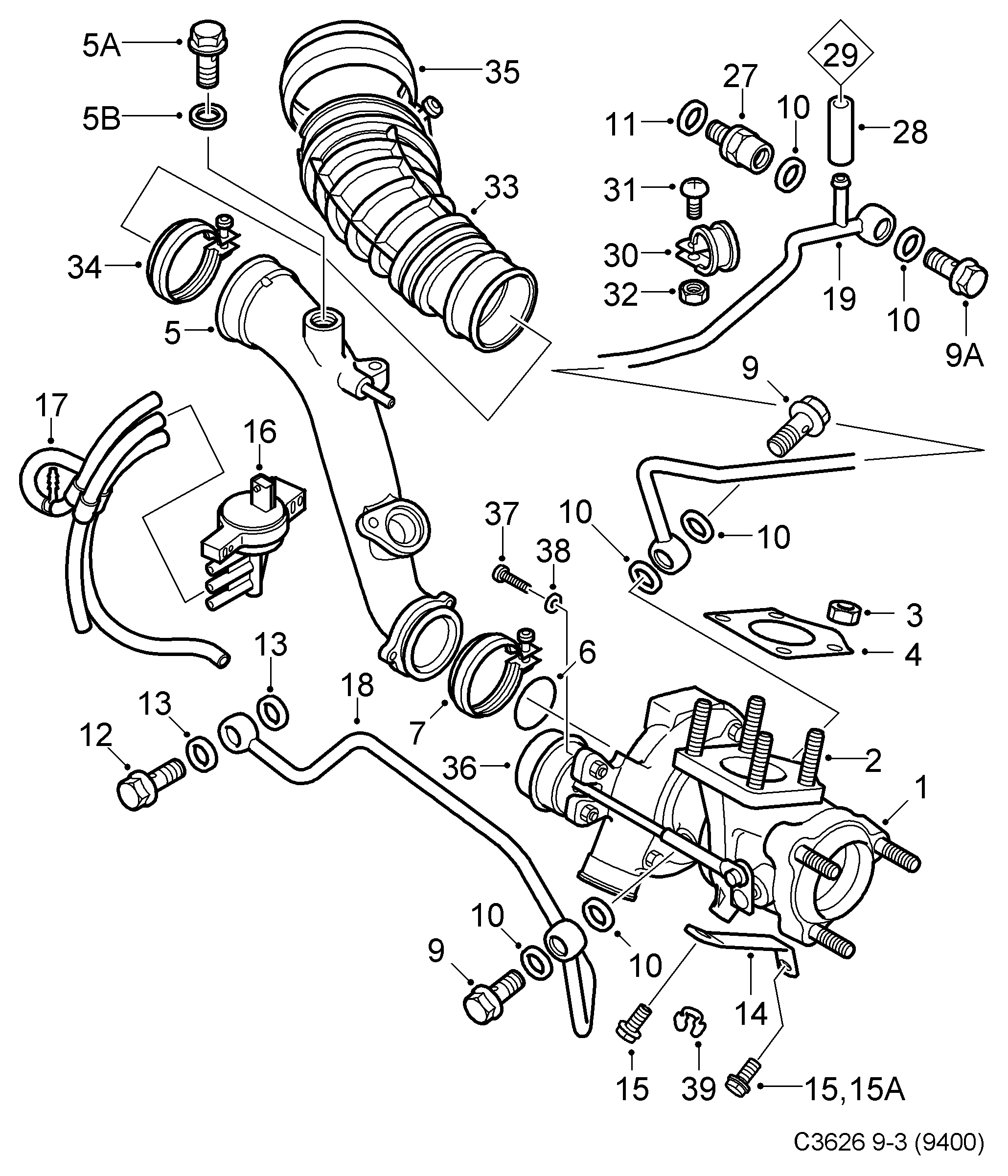 Opel 9192568 - Curea transmisie cu caneluri aaoparts.ro