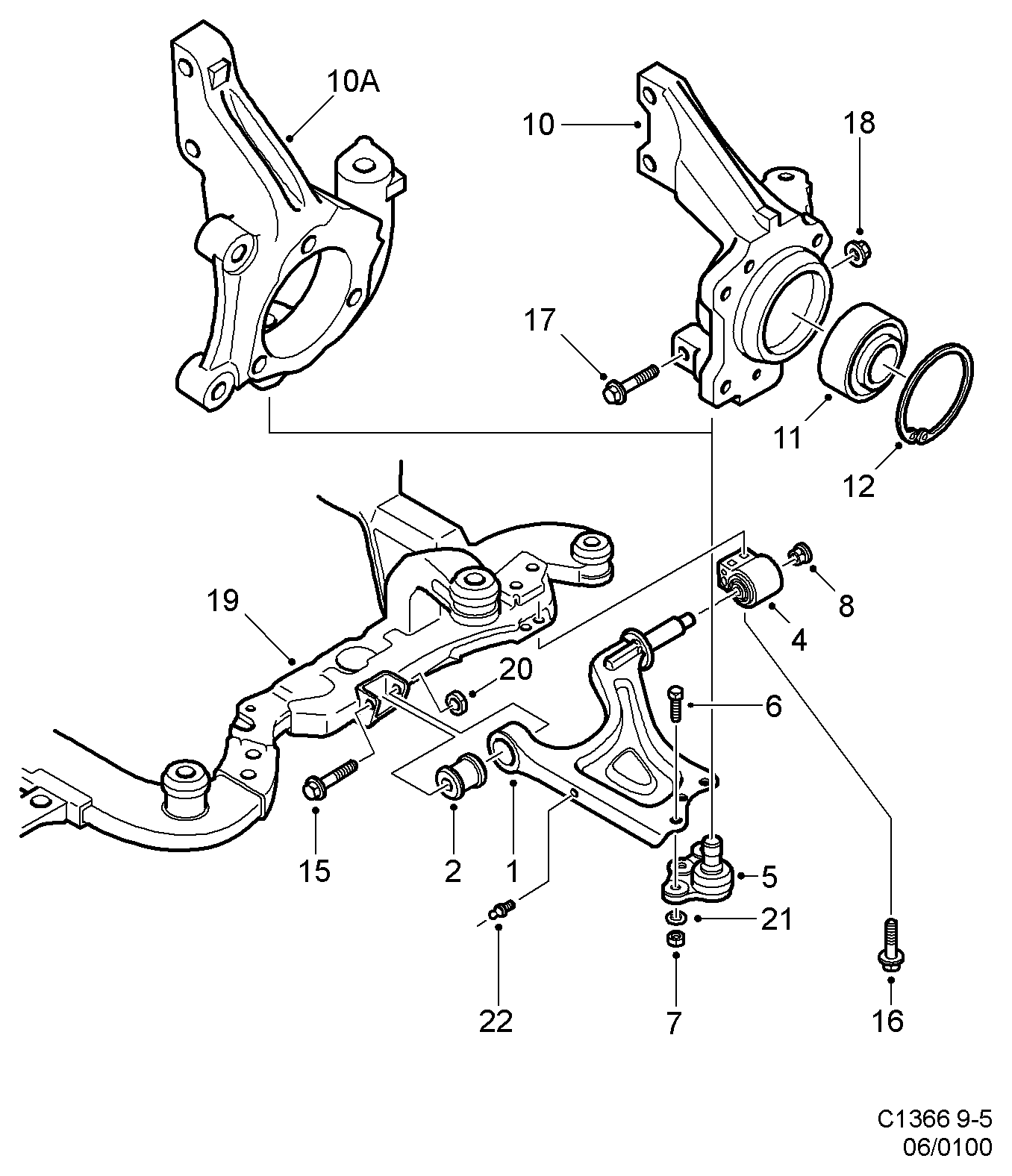 PSA 5231683 - Articulatie sarcina / ghidare aaoparts.ro