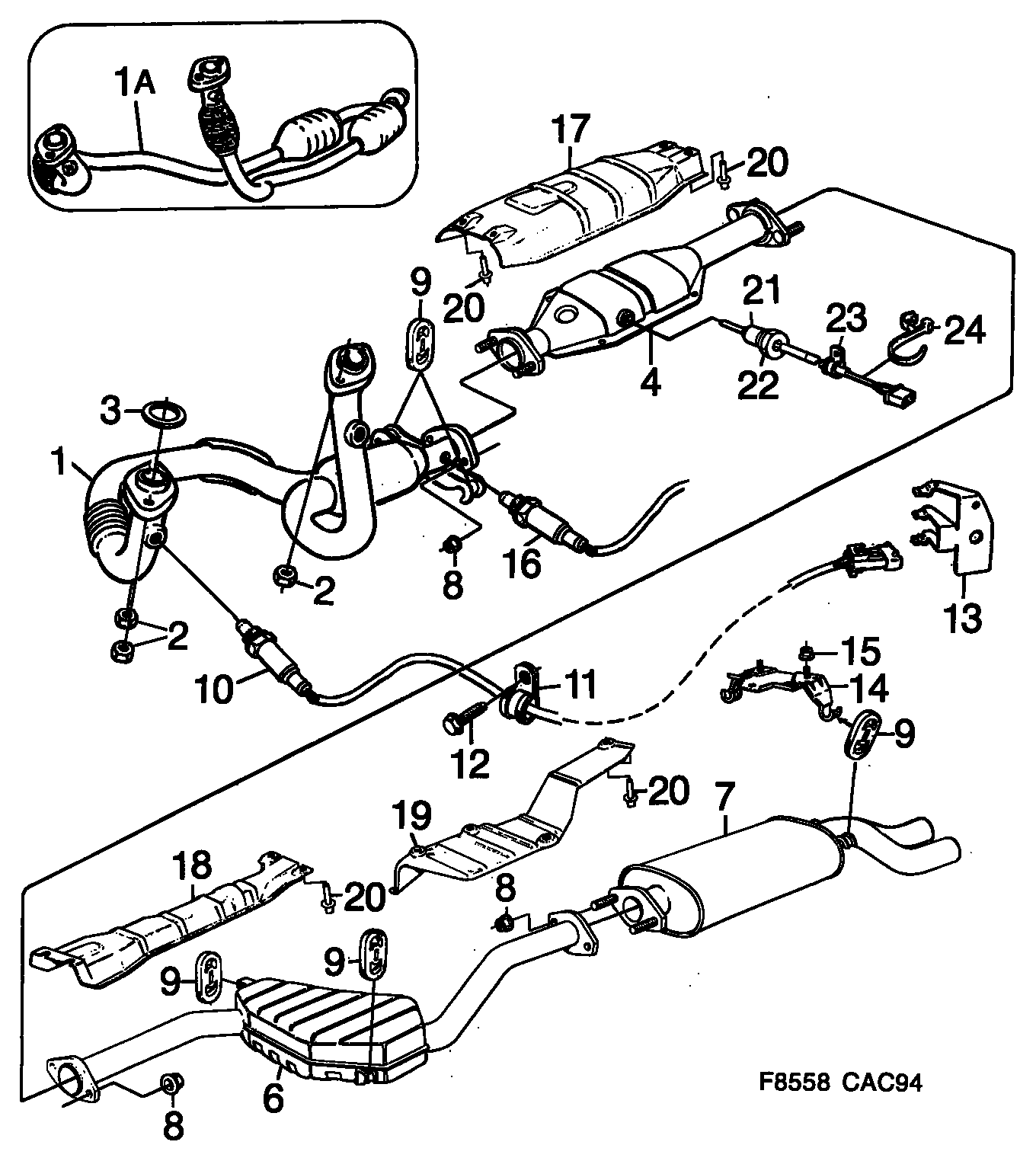 SAAB 4660163 - Sonda Lambda aaoparts.ro