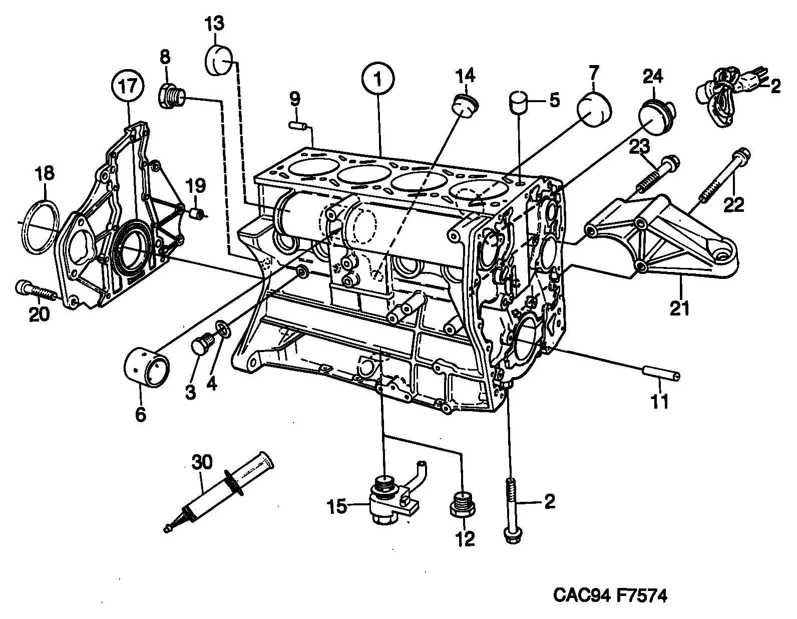 Opel 9117557 - Filtru aer aaoparts.ro