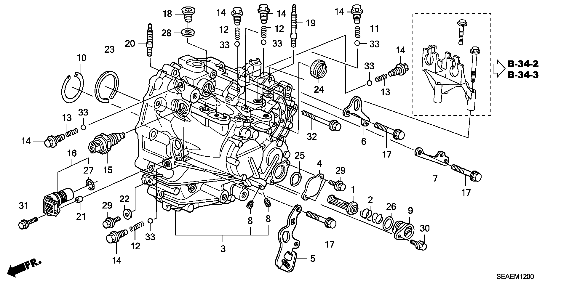 Honda 91307PR8005 - Etansare, pompa ulei aaoparts.ro