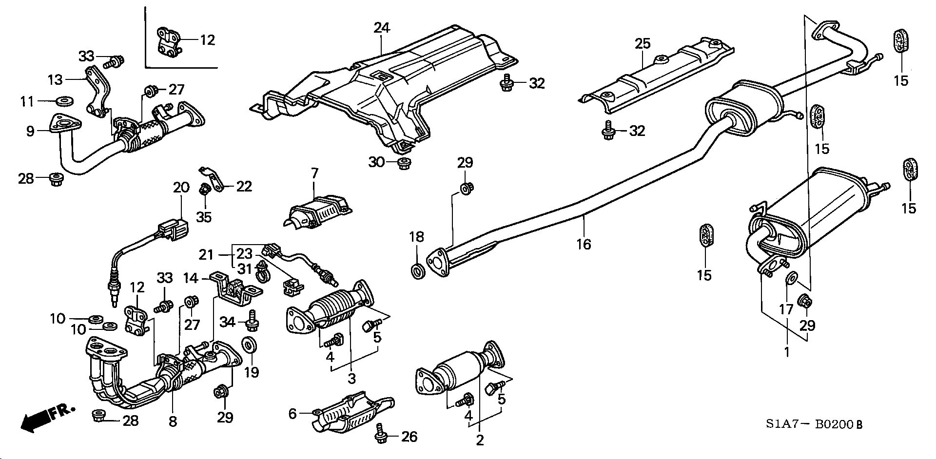 Honda 36531PDAE02 - Sonda Lambda aaoparts.ro