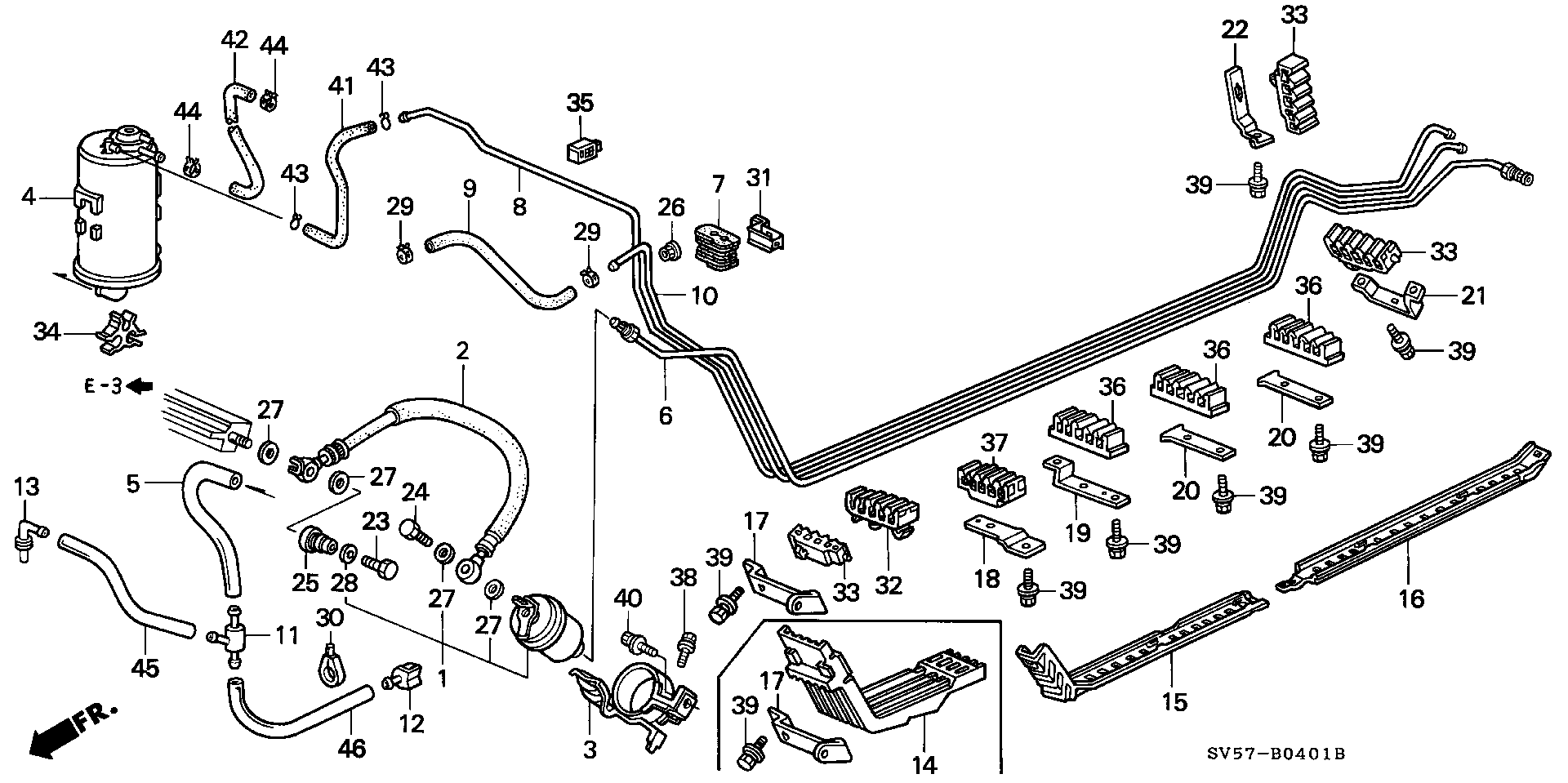 Honda 16010-ST5-931 - Filtru combustibil aaoparts.ro