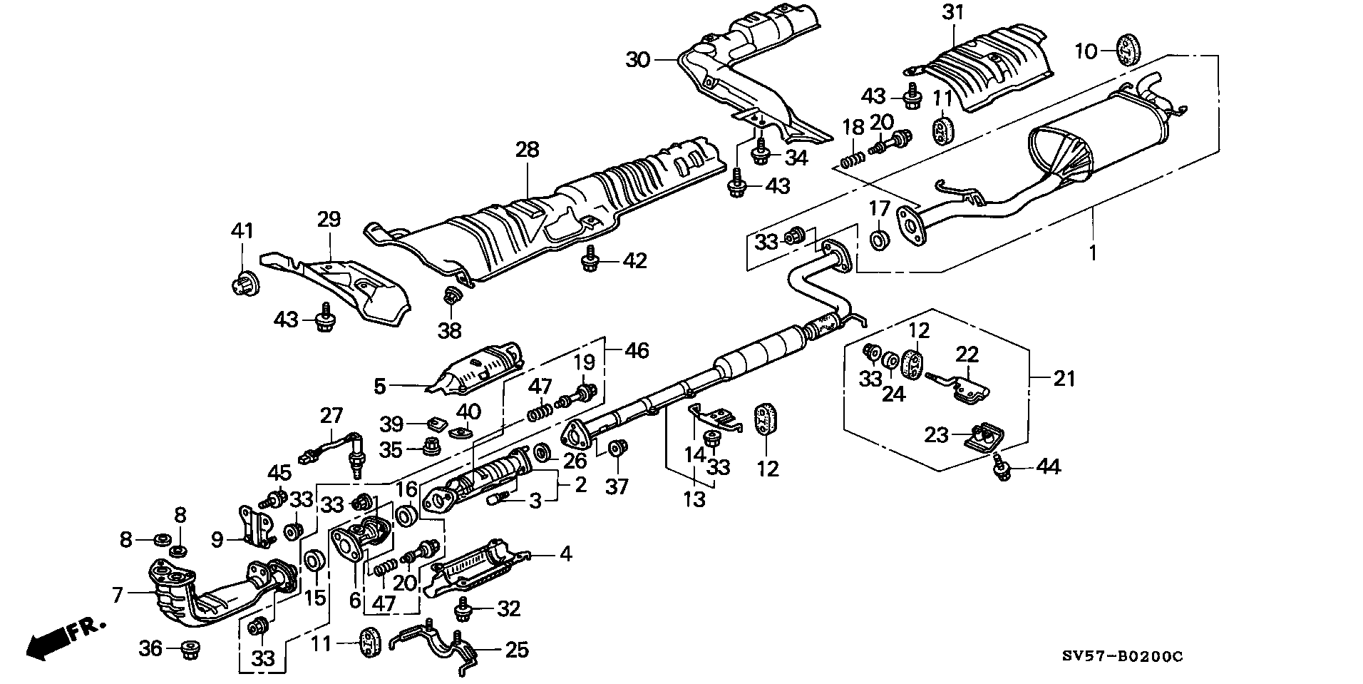 Honda 18229-SV4-003 - Inel etansare, galerie evacuare aaoparts.ro