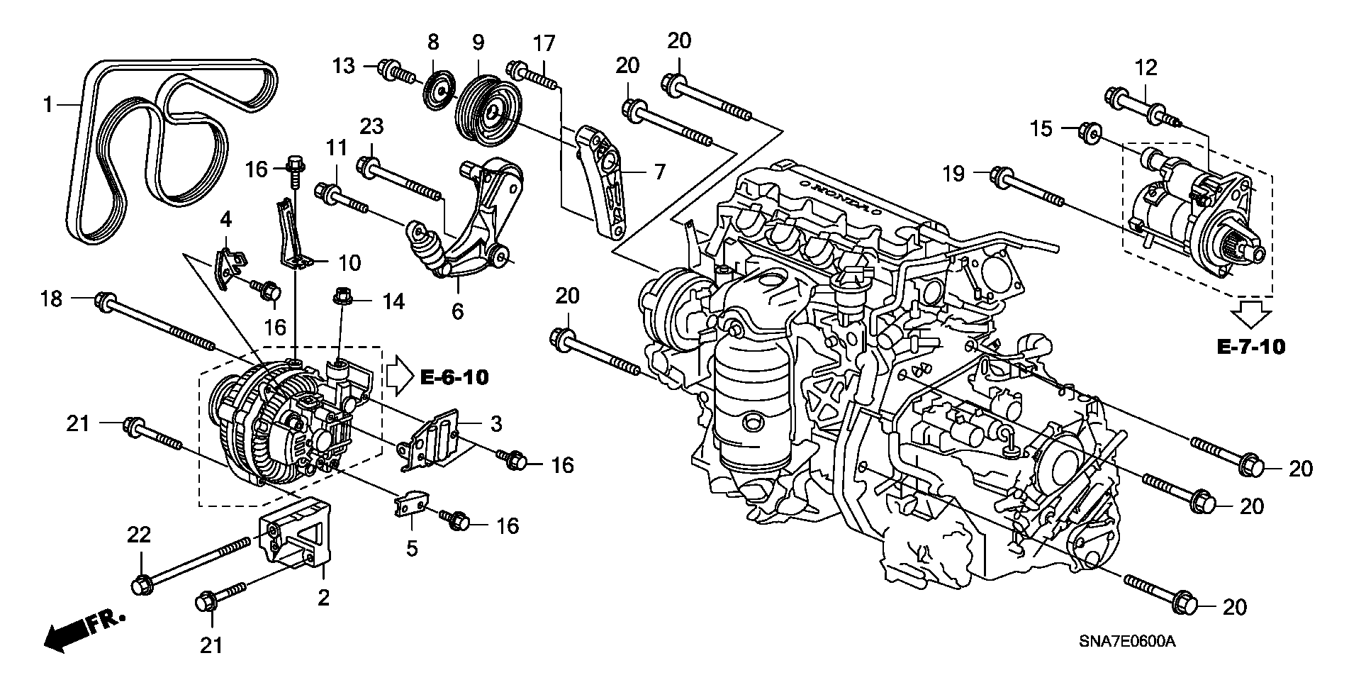 Honda 31170-RNA-A02 - Intinzator curea, curea distributie aaoparts.ro