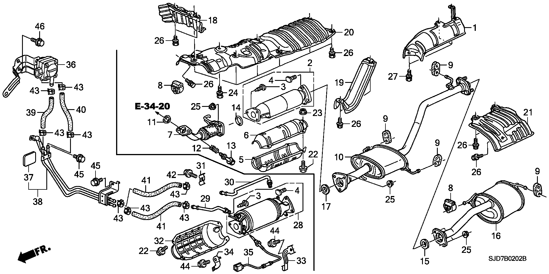 Honda 37860RH2E02 - Senzor, presiune gaze evacuare aaoparts.ro