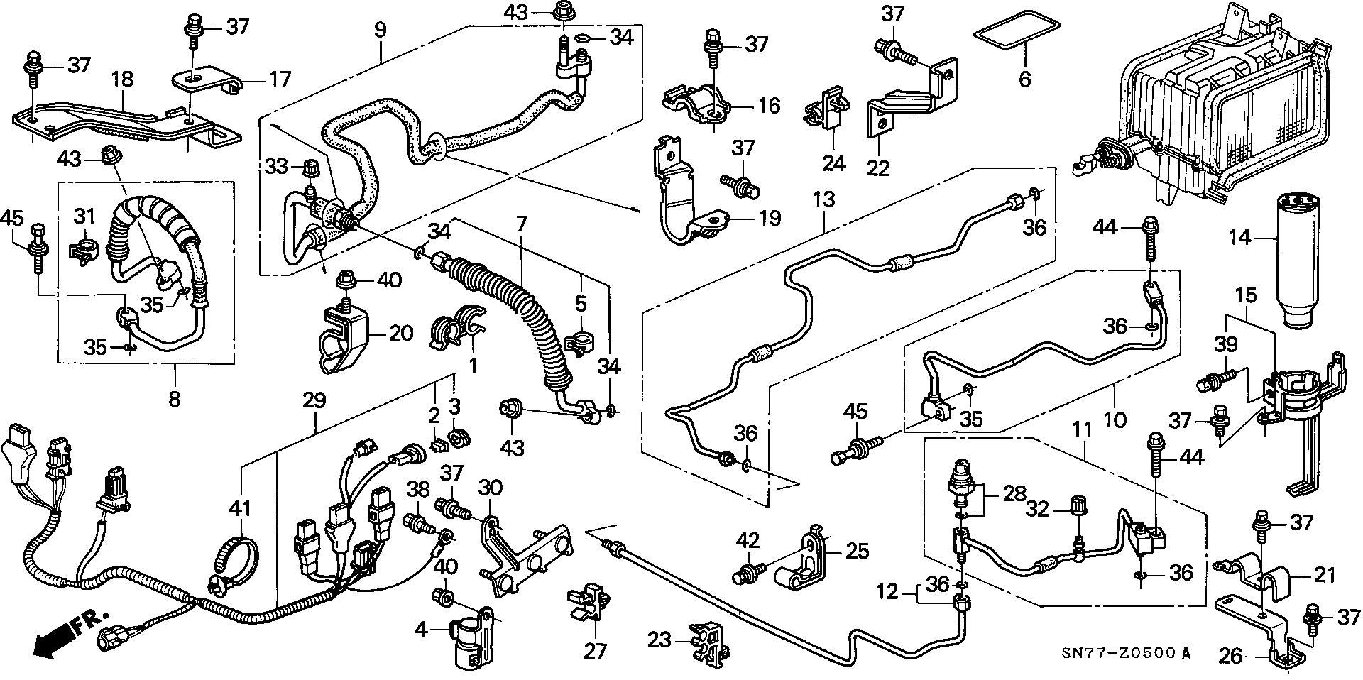 ROVER 80351-SN7-003 - Uscator,aer conditionat aaoparts.ro