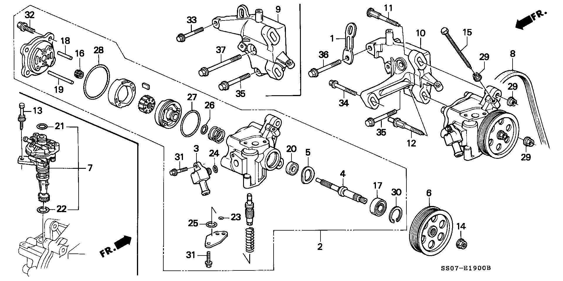 Honda 91348-PY3-000 - Garnitura, galerie admisie aaoparts.ro