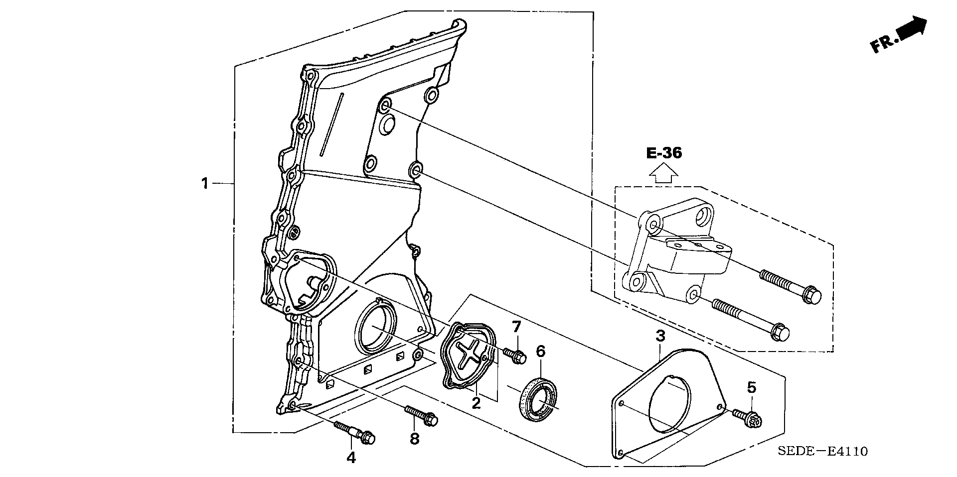 Honda 91212-RBD-E01 - Simering, arbore cotit aaoparts.ro