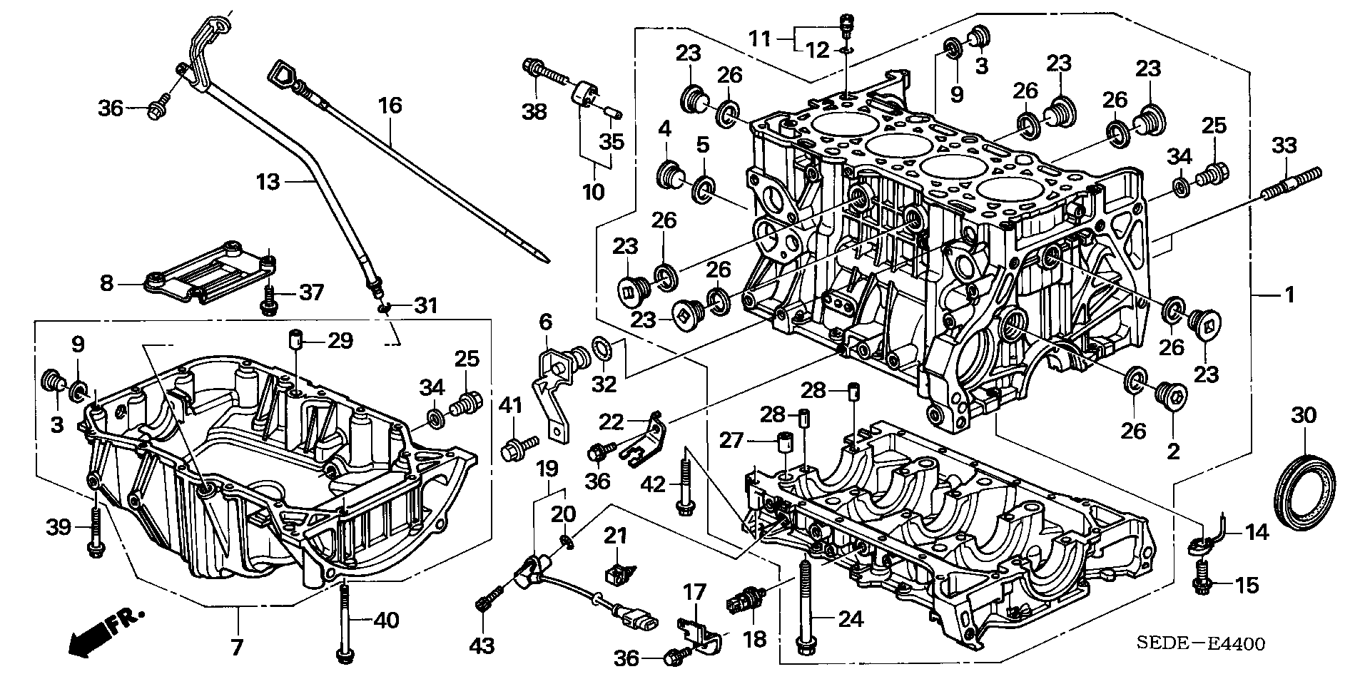 Honda 91214-RBD-E01 - Simering, arbore cotit aaoparts.ro