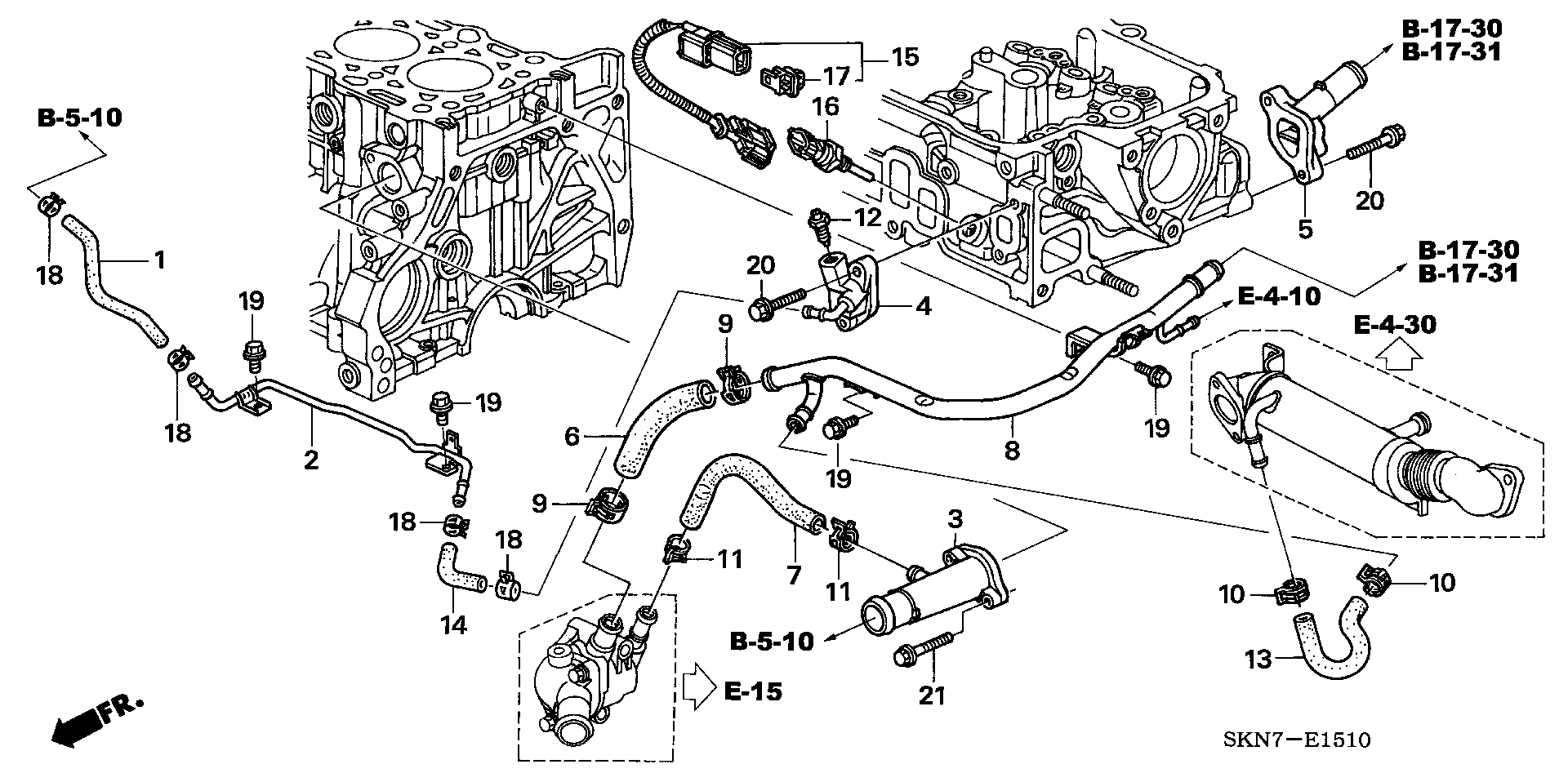 Honda 37 870-RBD-E01 - Senzor,temperatura lichid de racire aaoparts.ro