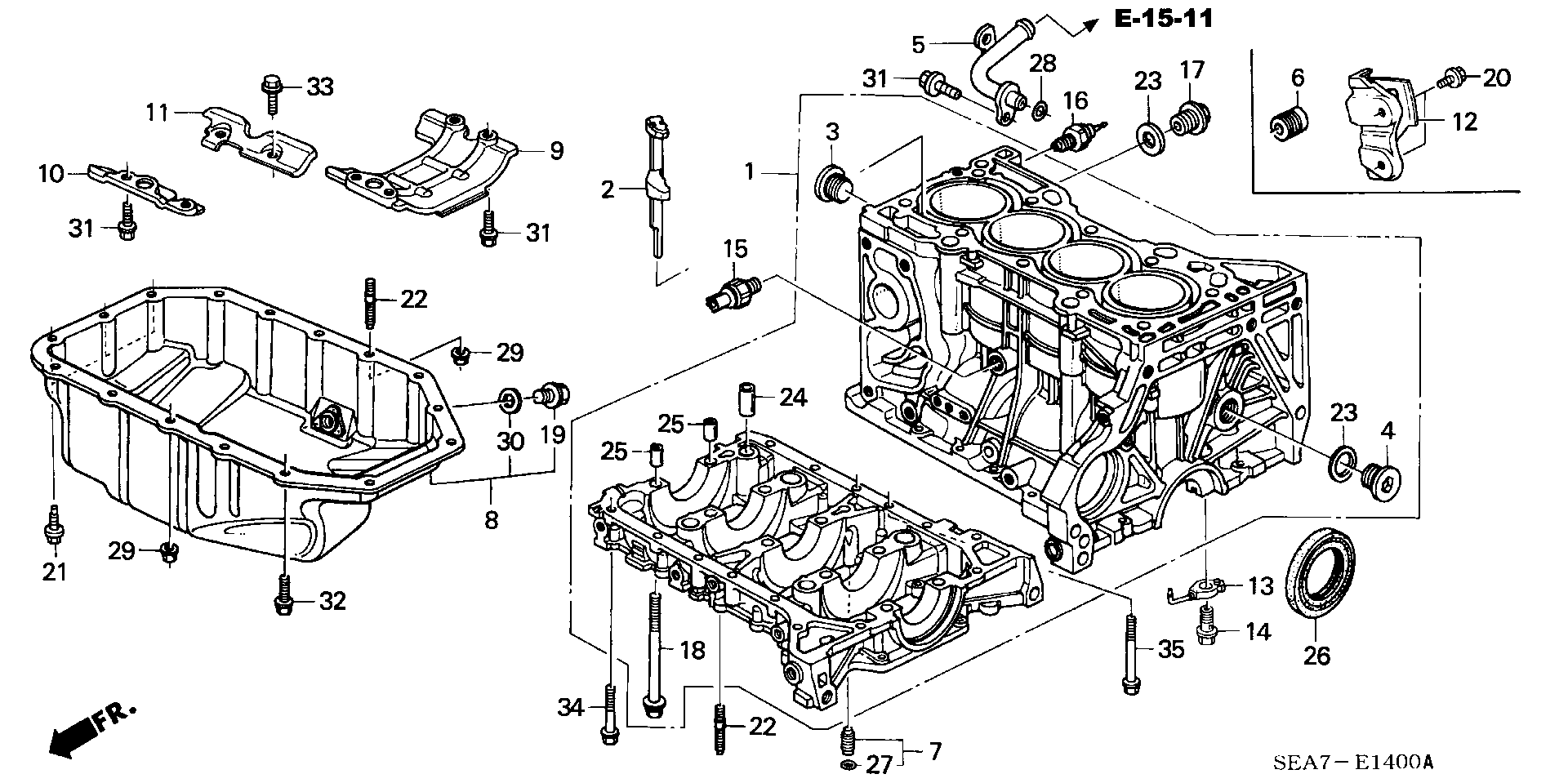 Honda 91214-PNA-014 - Simering, arbore cotit aaoparts.ro