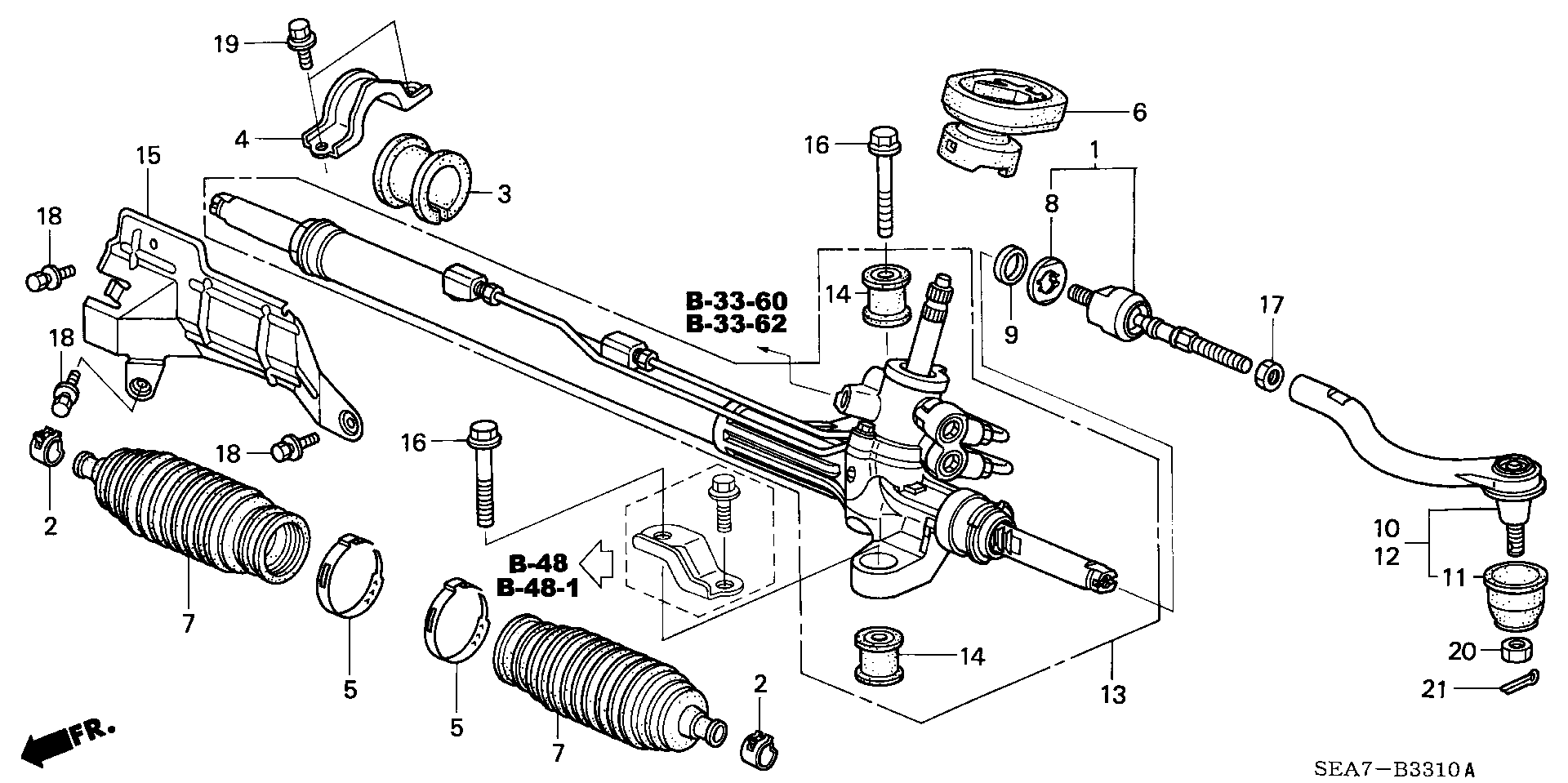 Honda 53449-S2G-003 - Colier de fixare aaoparts.ro