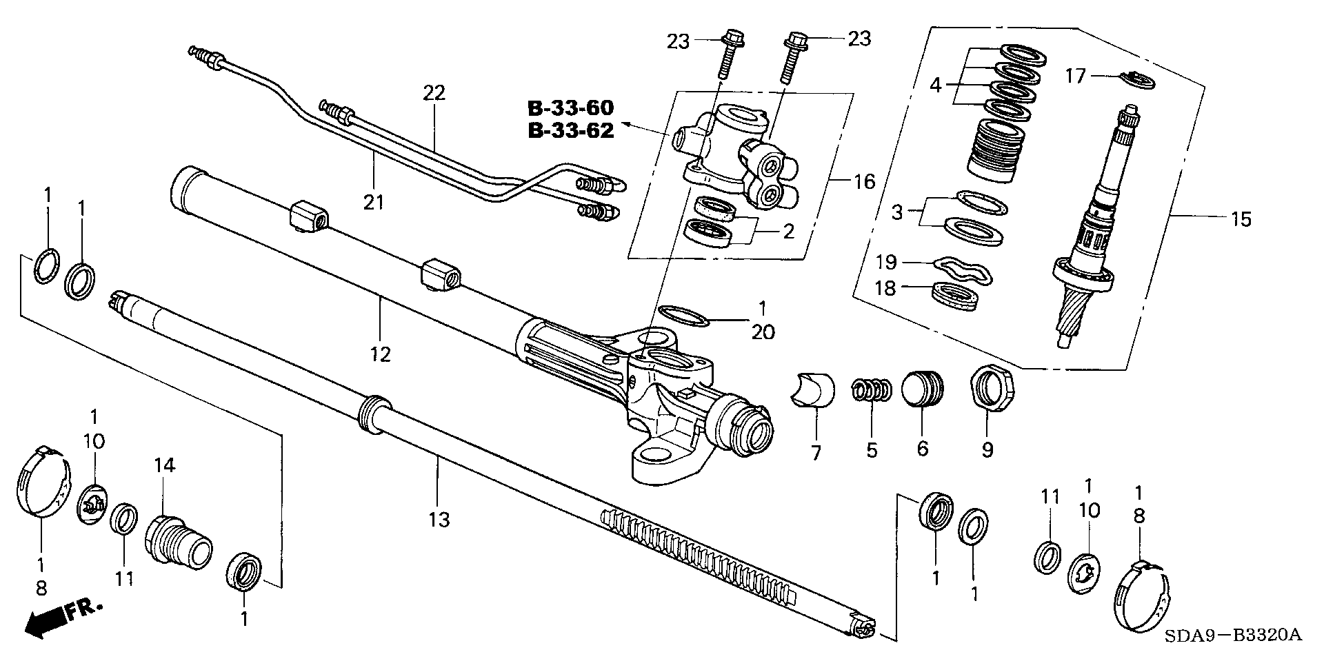 Honda 53449-S2G-003 - Colier de fixare aaoparts.ro
