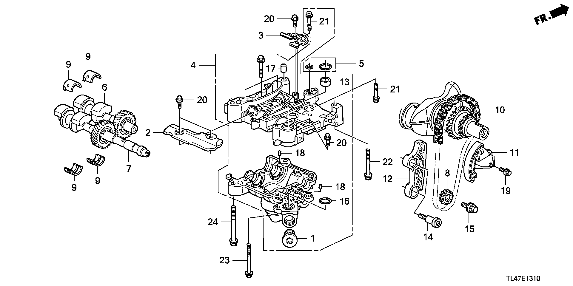 Honda 13460RZP003 - Chit lant de distributie aaoparts.ro