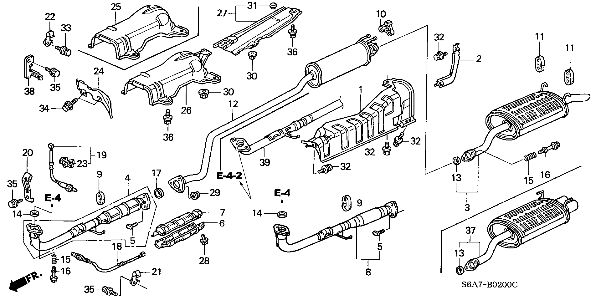 Honda 18229-S6D-003 - Inel etansare, galerie evacuare aaoparts.ro