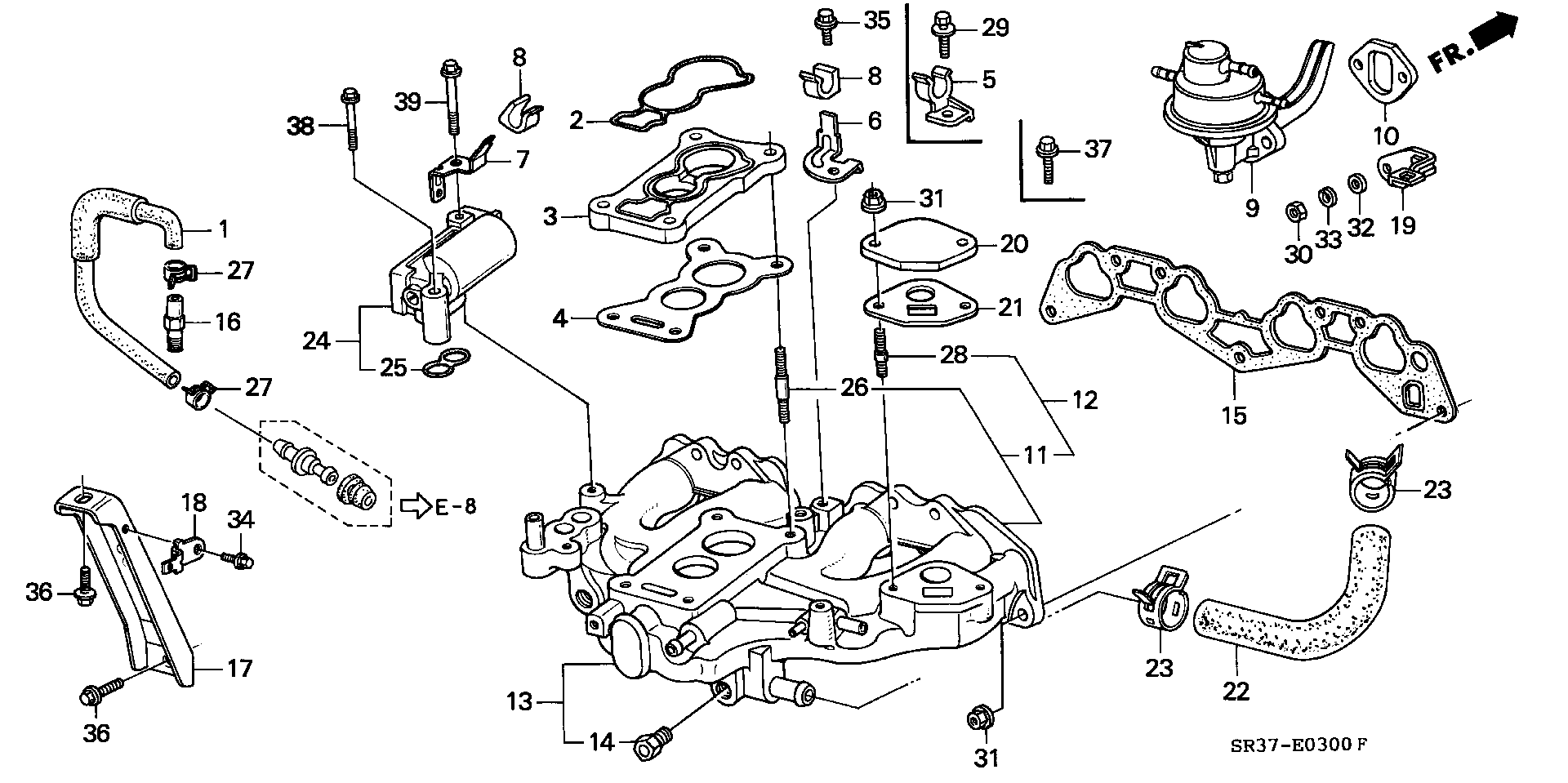 Honda 18711-PM1-J00 - Garnitura termostat aaoparts.ro