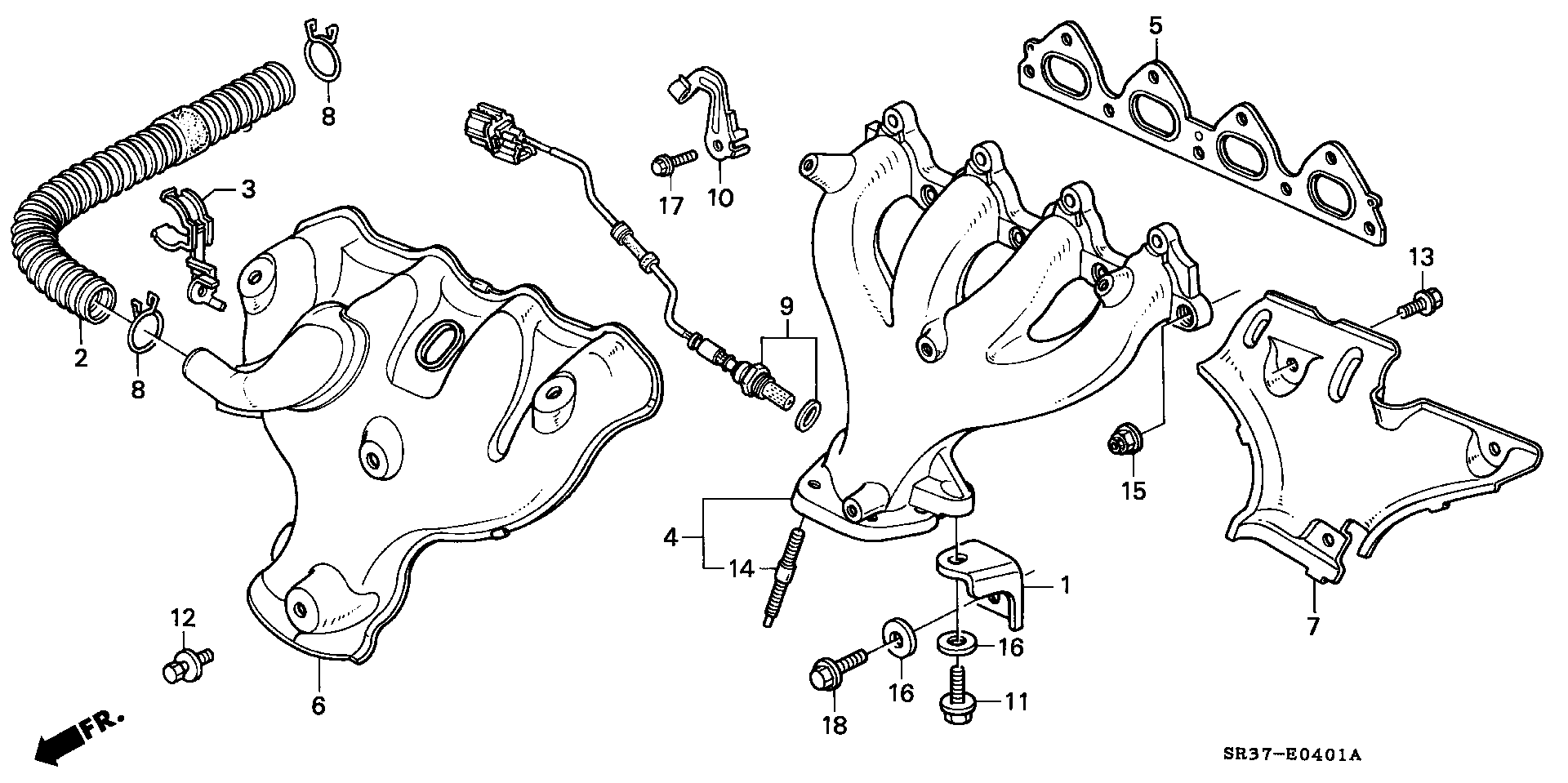 Honda 36 531 P01 G01 - Sonda Lambda aaoparts.ro