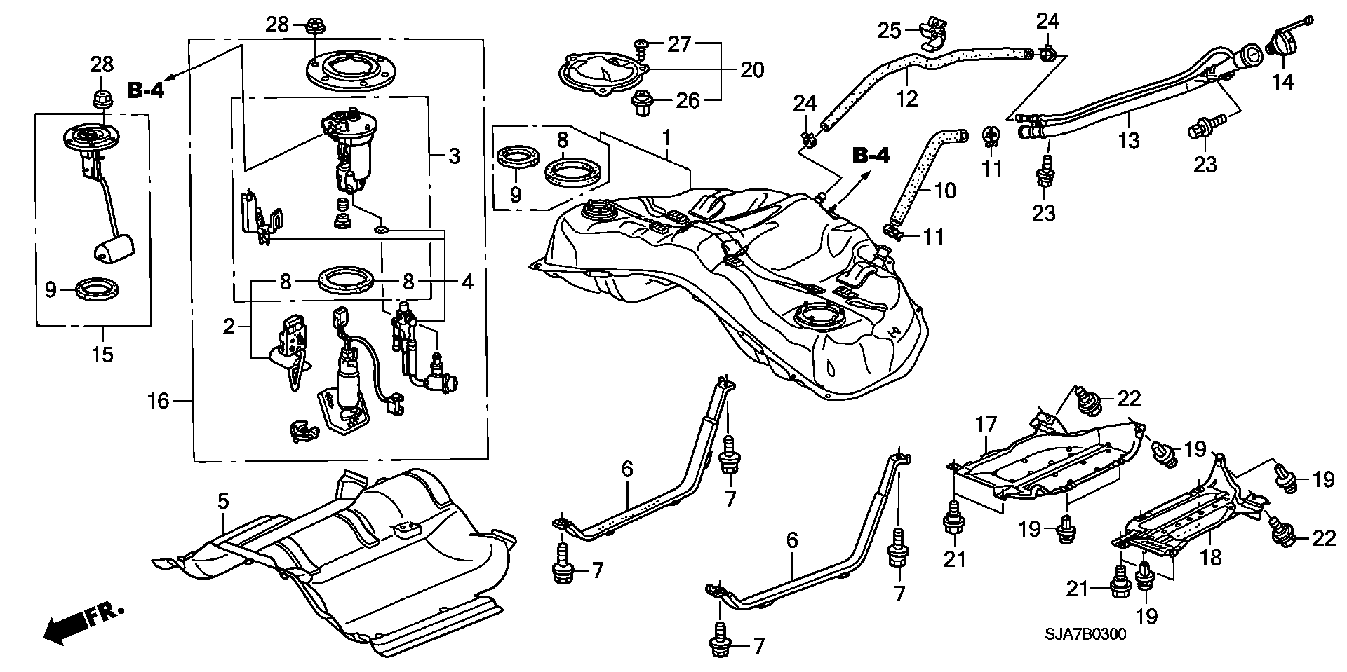 Honda 17048SJAA00 - Filtru combustibil aaoparts.ro