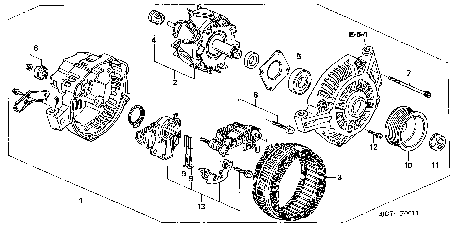 BOSCH 0 986 082 800 - Generator / Alternator aaoparts.ro