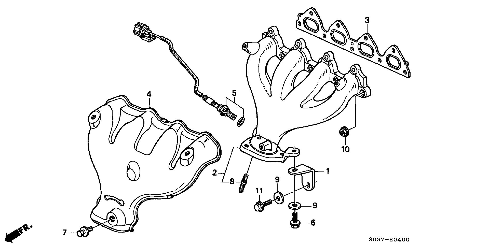 Honda 36 531 P3Y G01 - Sonda Lambda aaoparts.ro