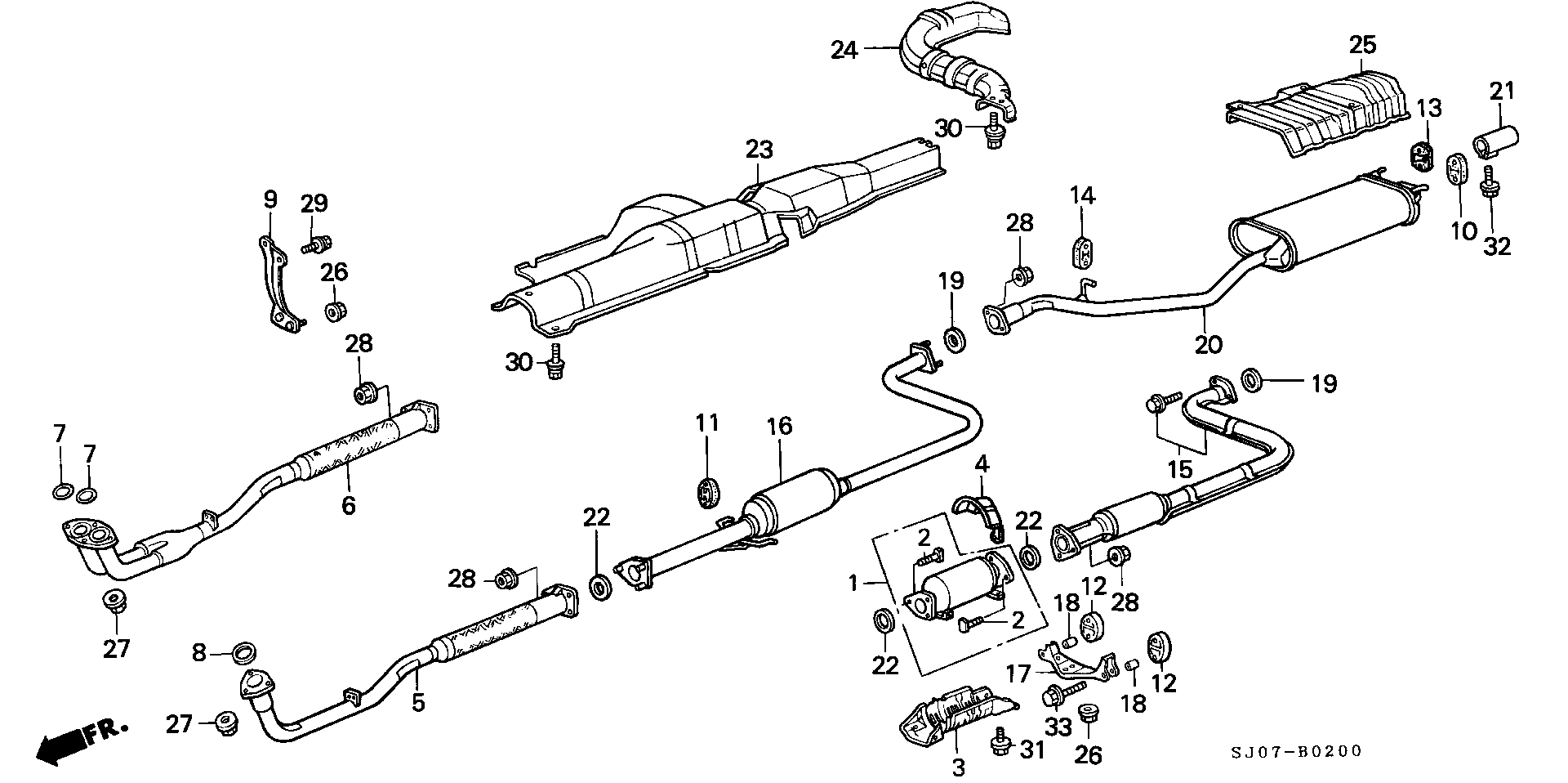 Honda 18393SA0000 - Inel etansare, galerie evacuare aaoparts.ro