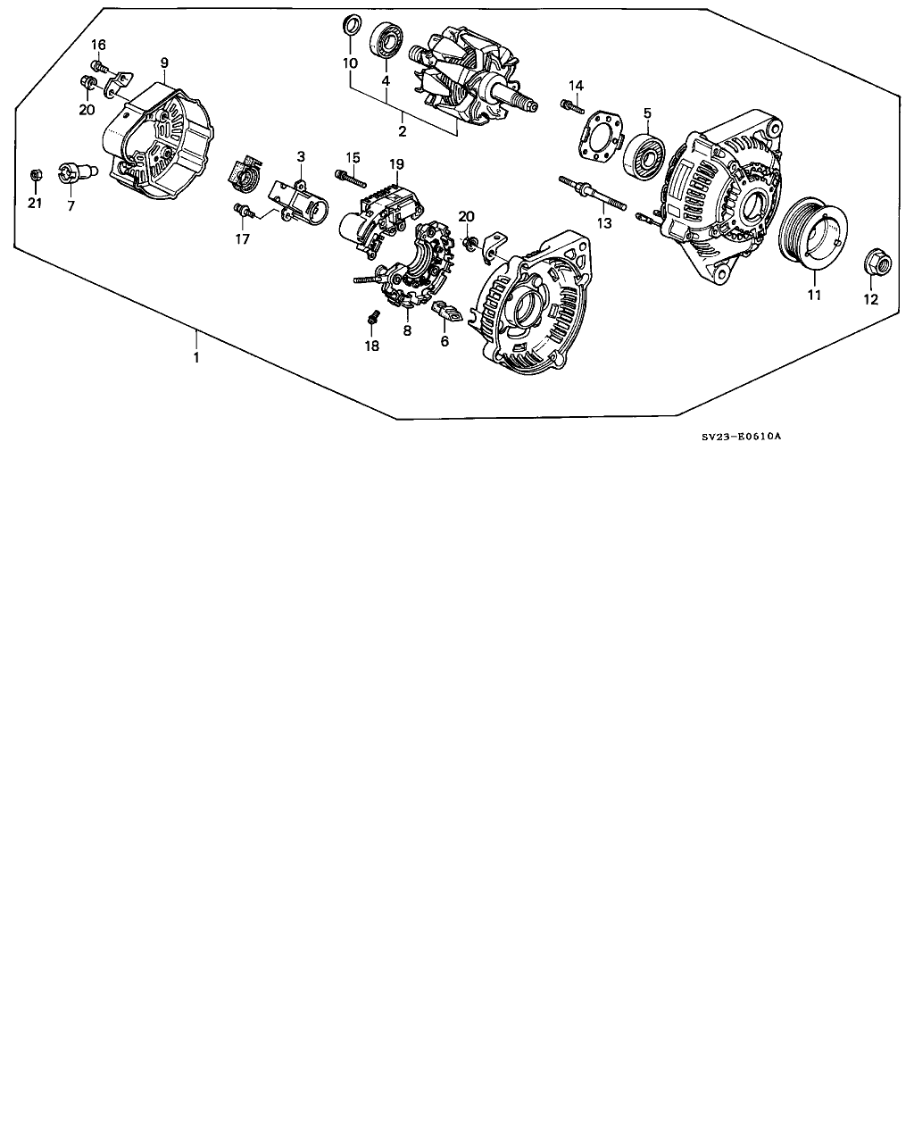 Honda 31101-PV1-A01 - Rotor,alternator aaoparts.ro