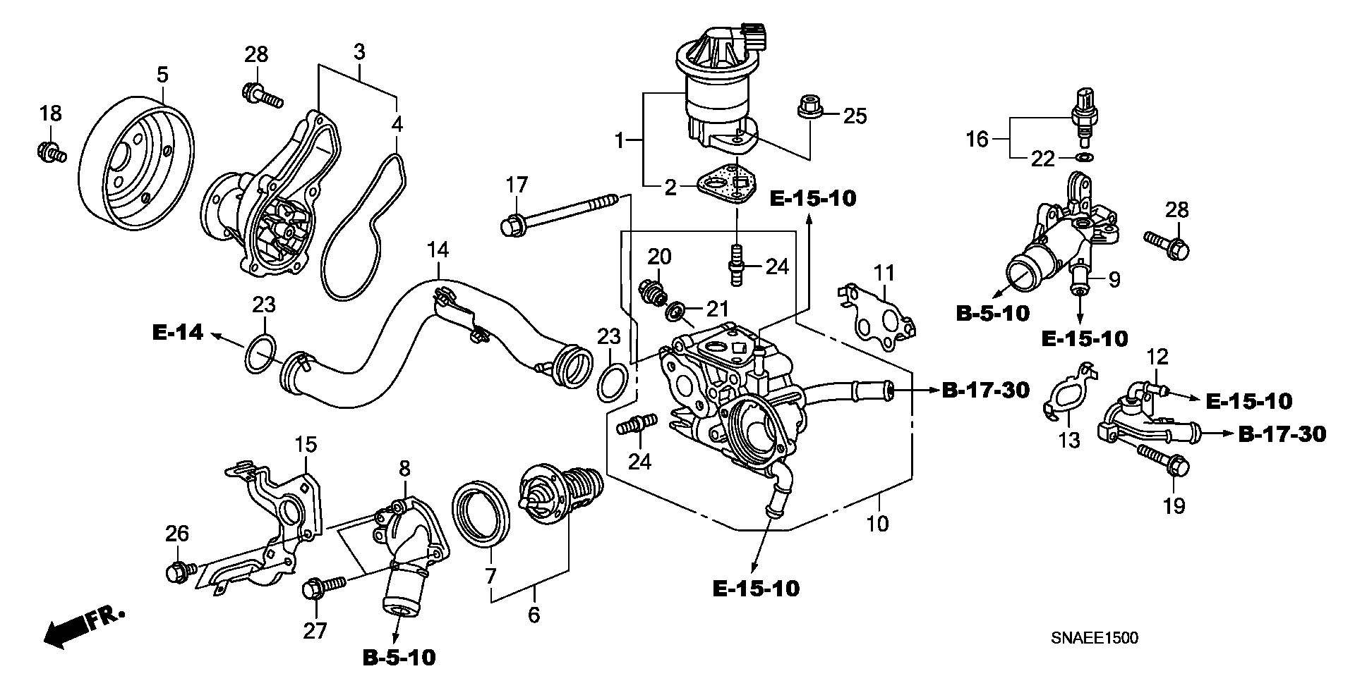 Honda 37870-PLC-004 - Senzor,temperatura lichid de racire aaoparts.ro