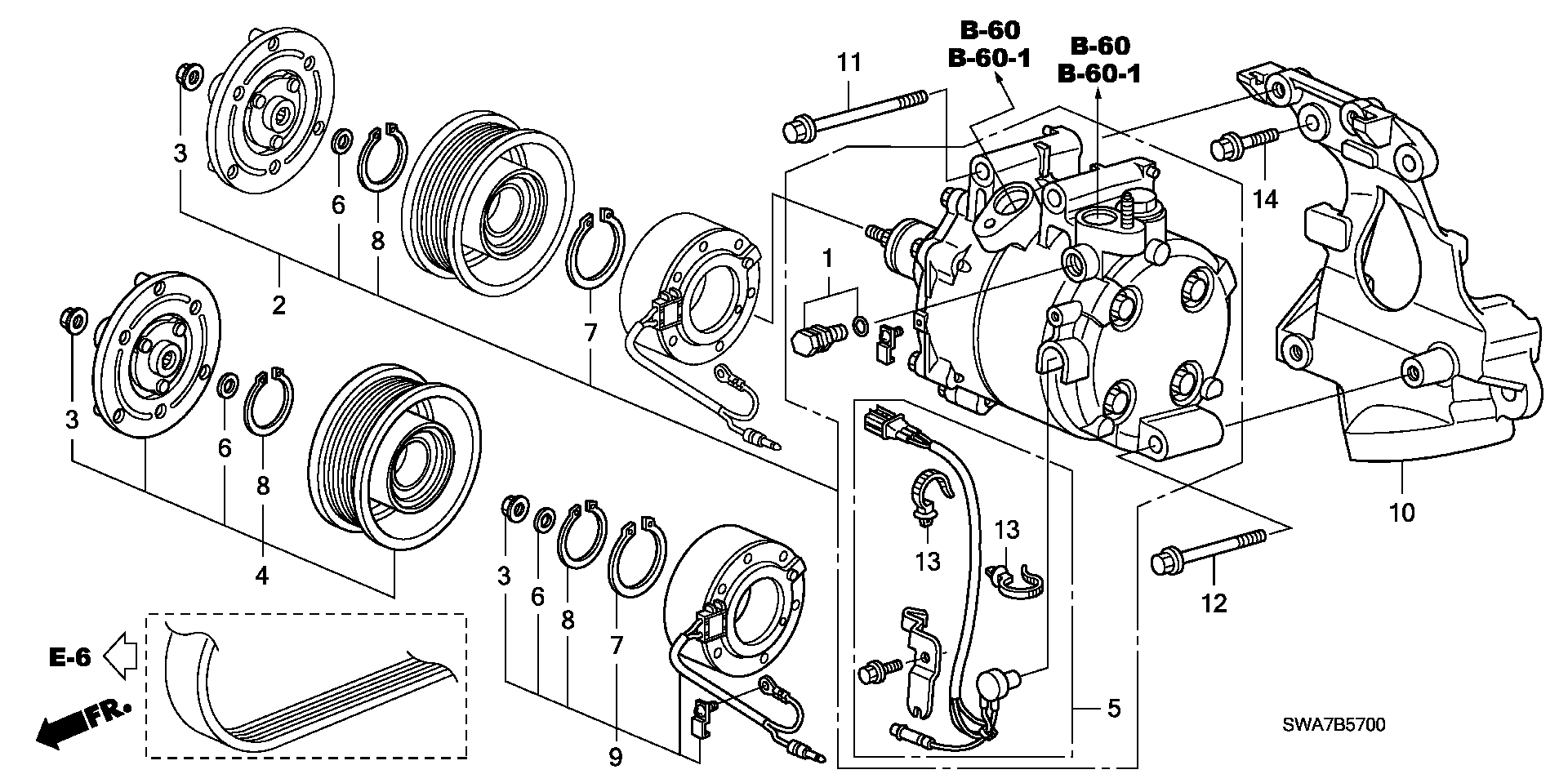 NRF 38706 - Bobina, ambreiaj magnetic compresor aaoparts.ro