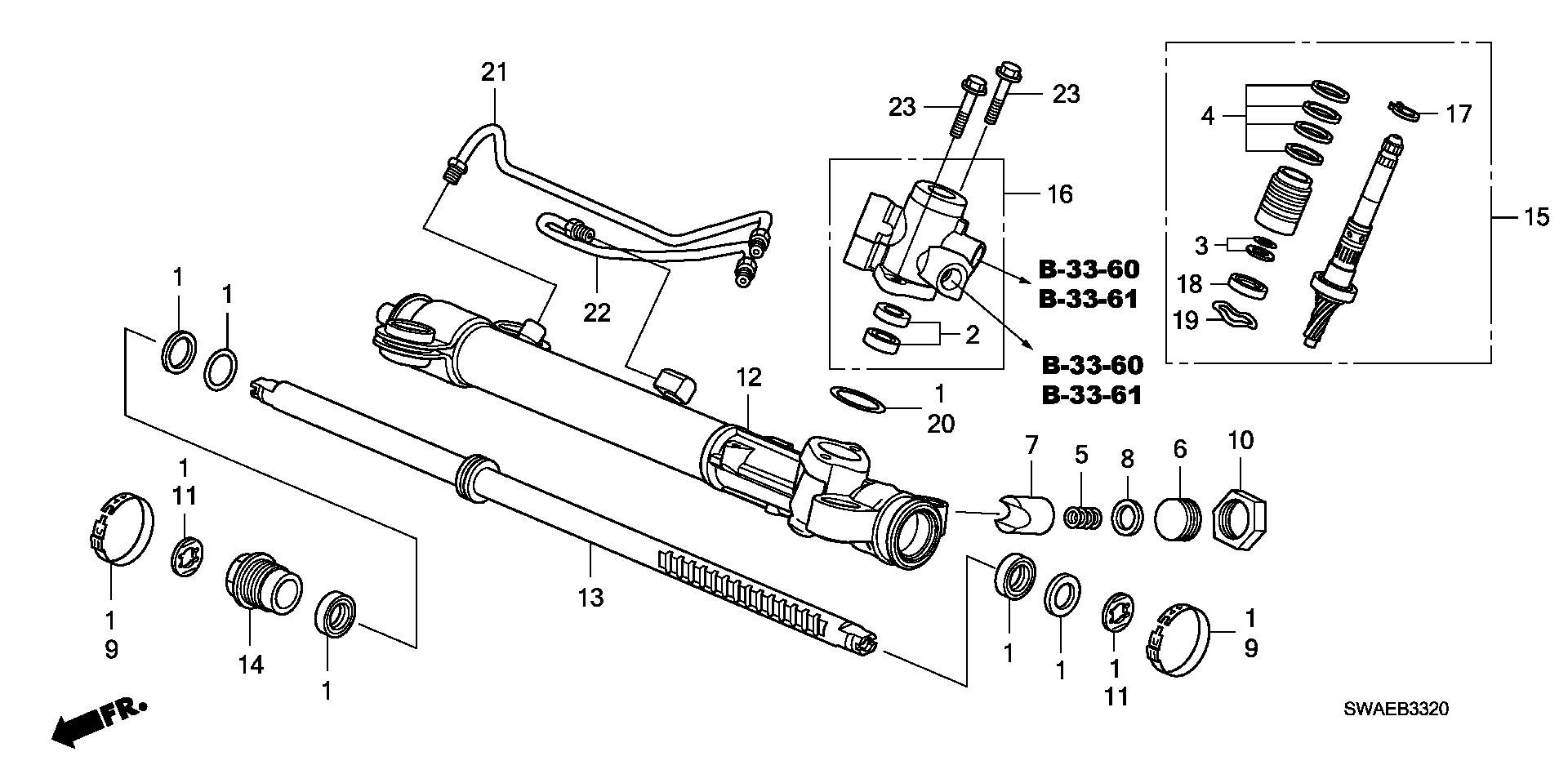 Honda 53449-SJK-003 - Colier de fixare aaoparts.ro
