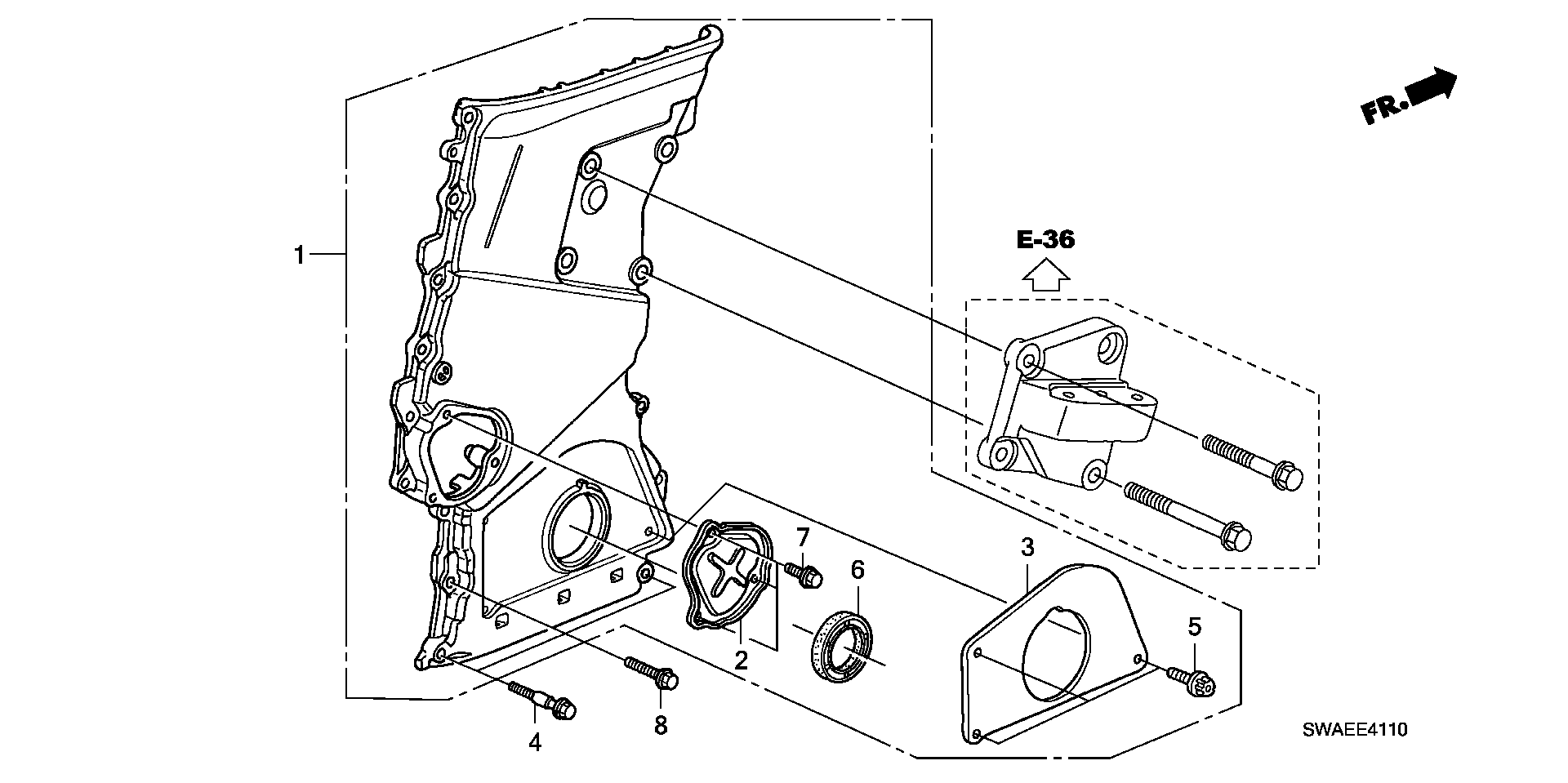 Honda 91212-RBD-E01 - Simering, arbore cotit aaoparts.ro