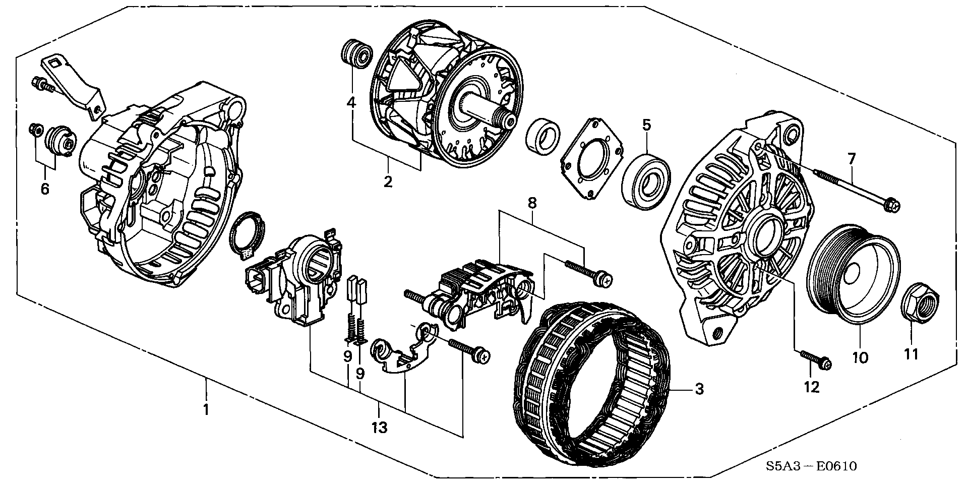 Honda 31 100-PLM-A01 - Generator / Alternator aaoparts.ro