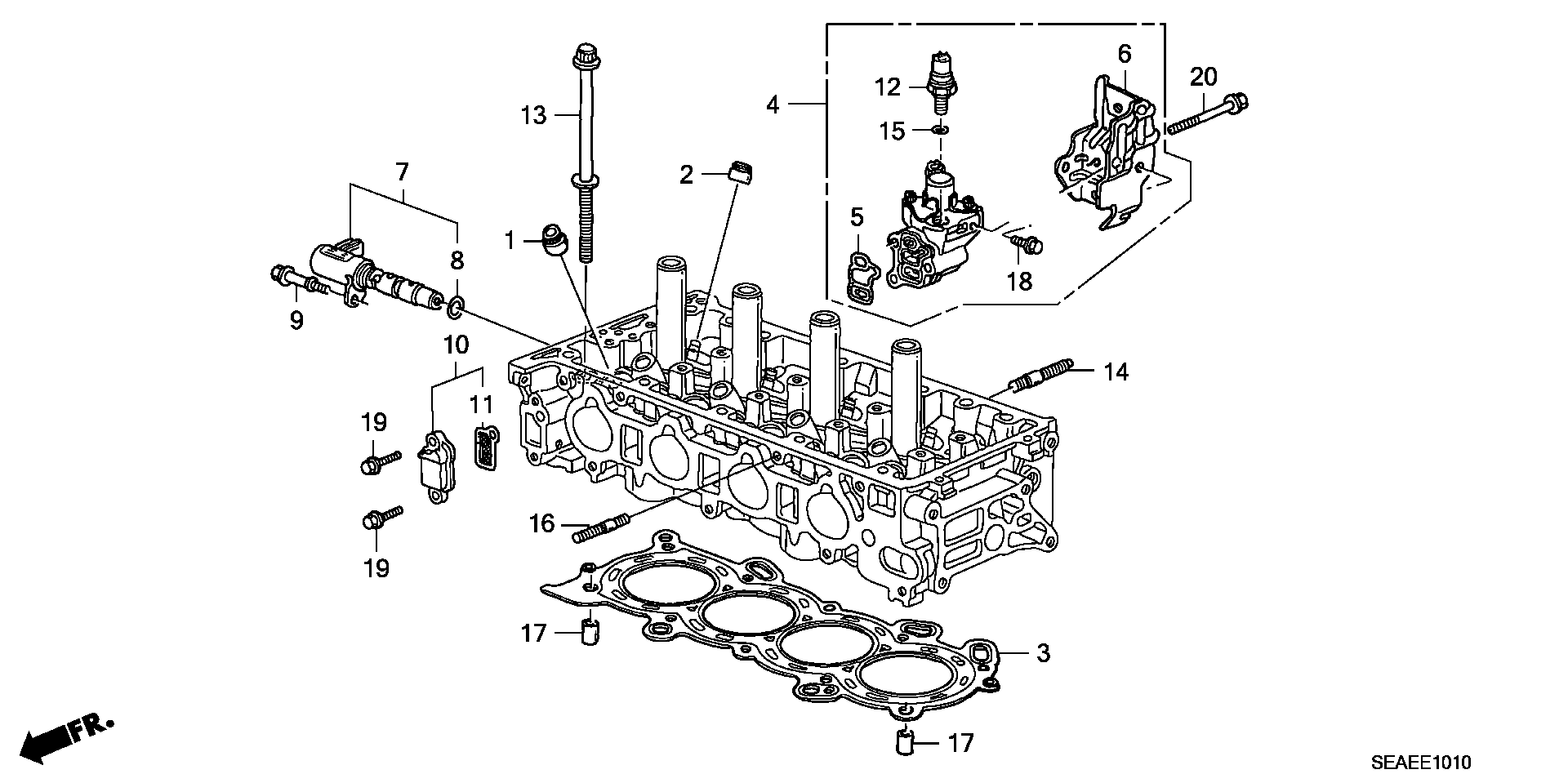 Honda 15815-RAA-A02 - Garnitura, filtru ulei aaoparts.ro